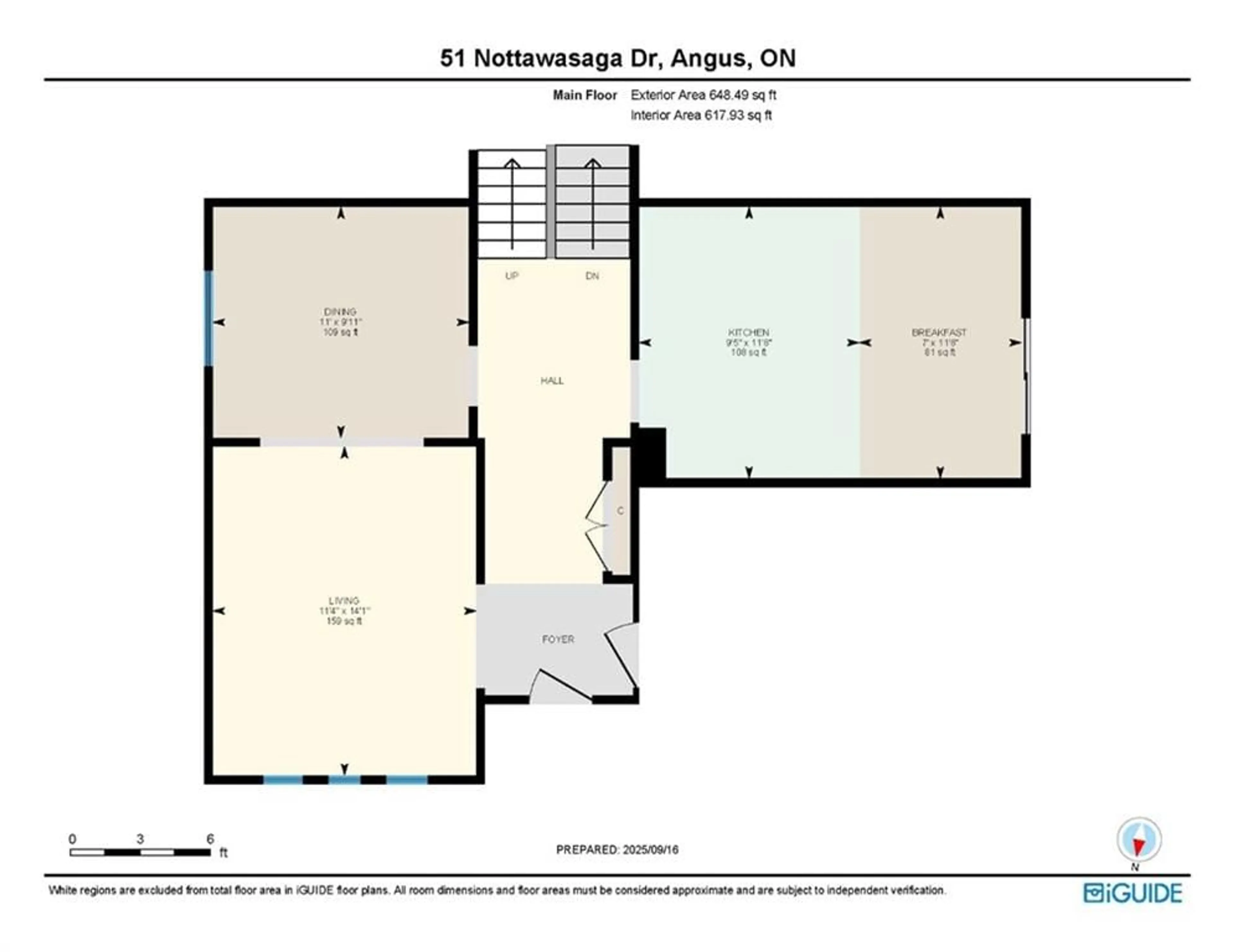 Floor plan for 51 Nottawasaga Dr, Angus Ontario L0M 1B0