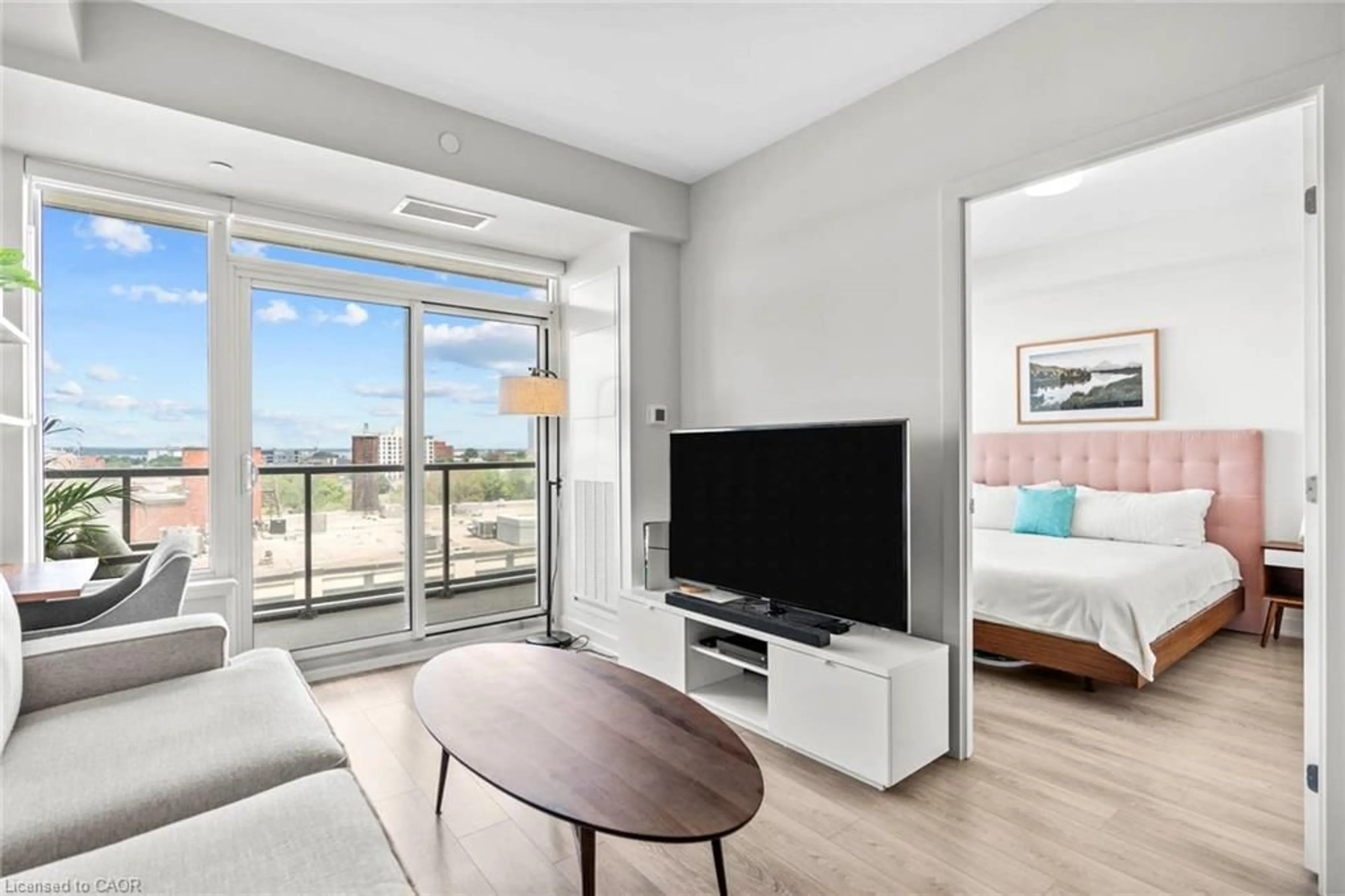 Living room with furniture, unknown for 212 King William St #818, Hamilton Ontario L8N 1B5