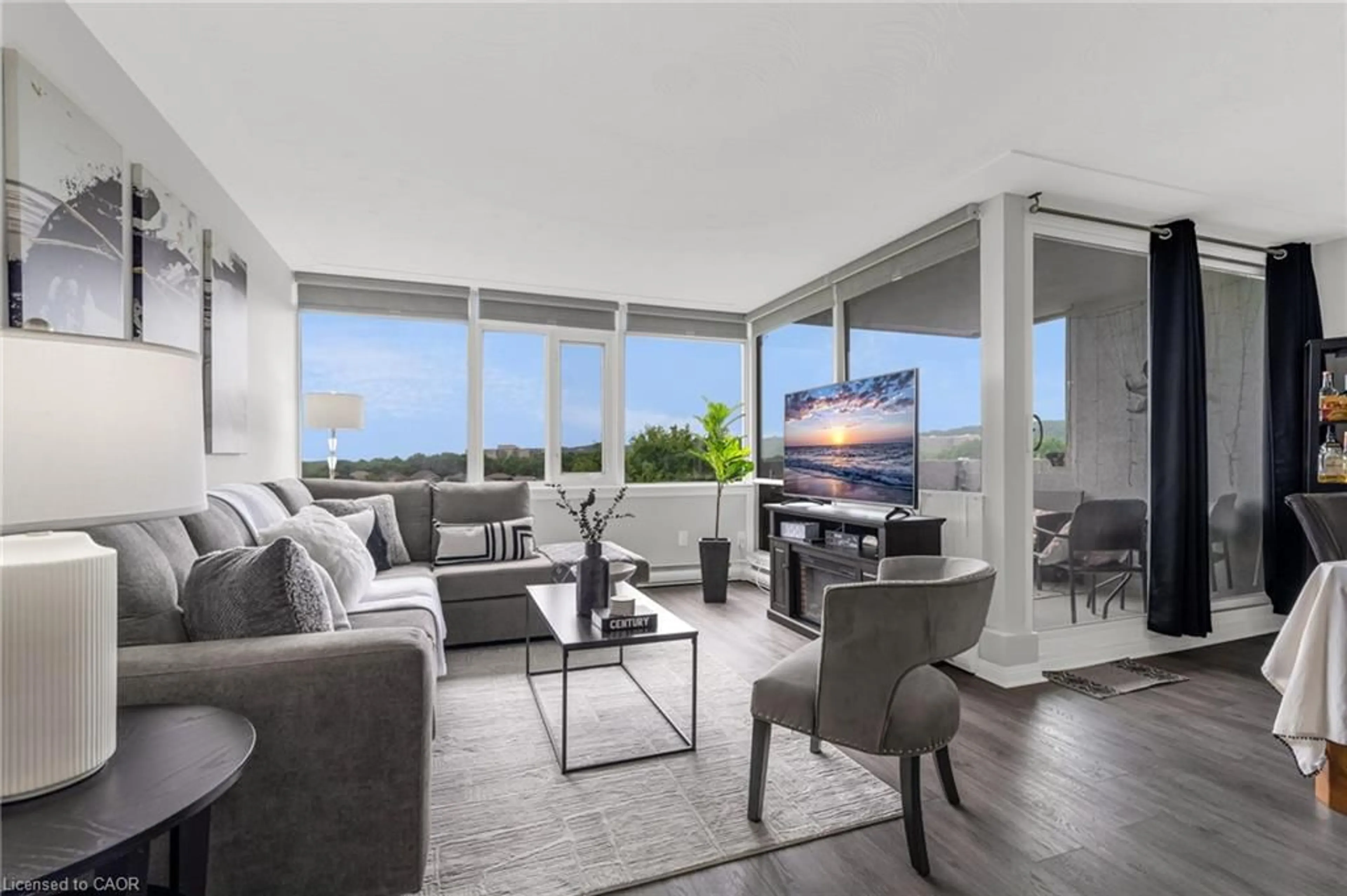 Living room with furniture, unknown for 40 Harrisford St #608, Hamilton Ontario L8K 6N1