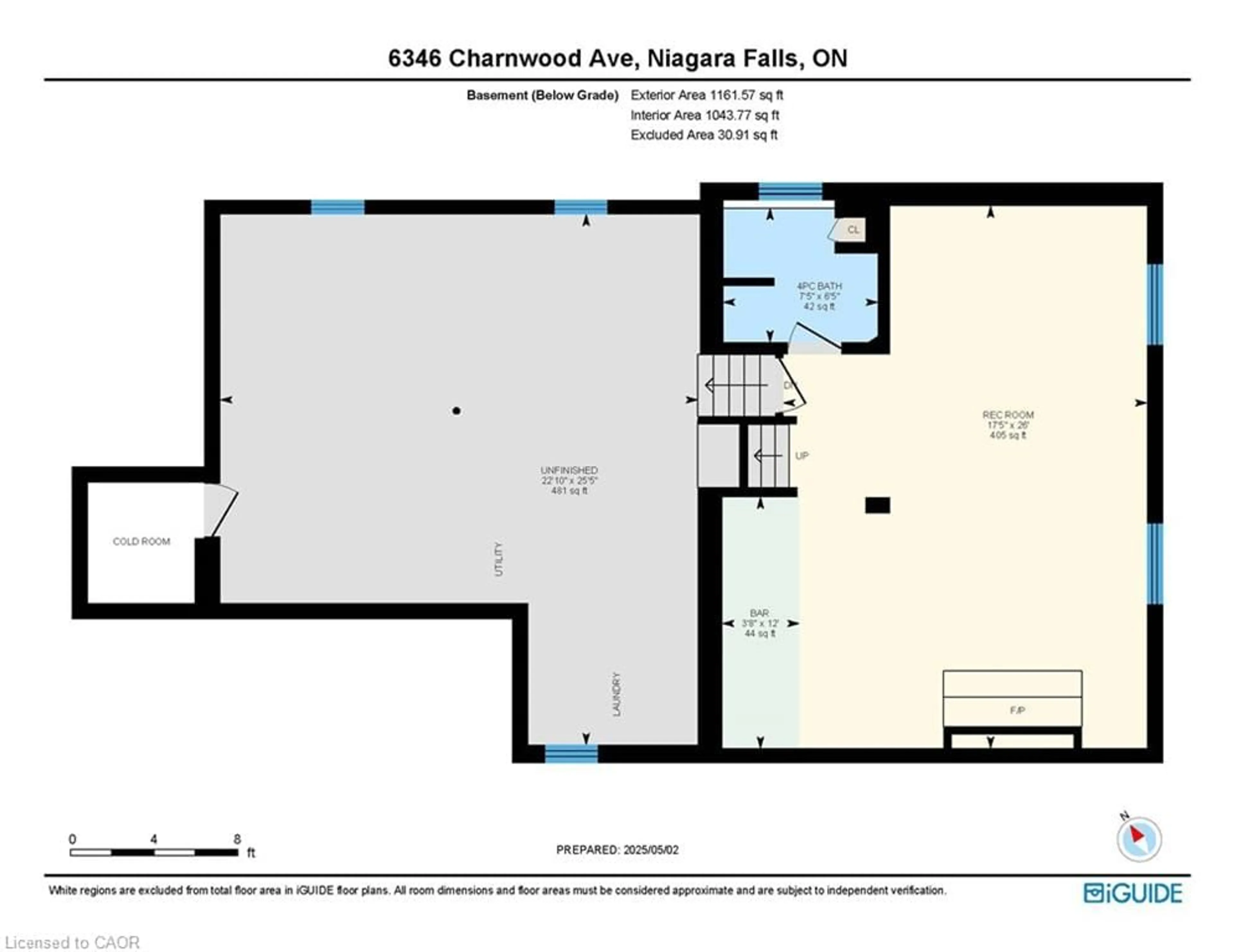 Floor plan for 6346 Charnwood Ave, Niagara Falls Ontario L2H 2K7