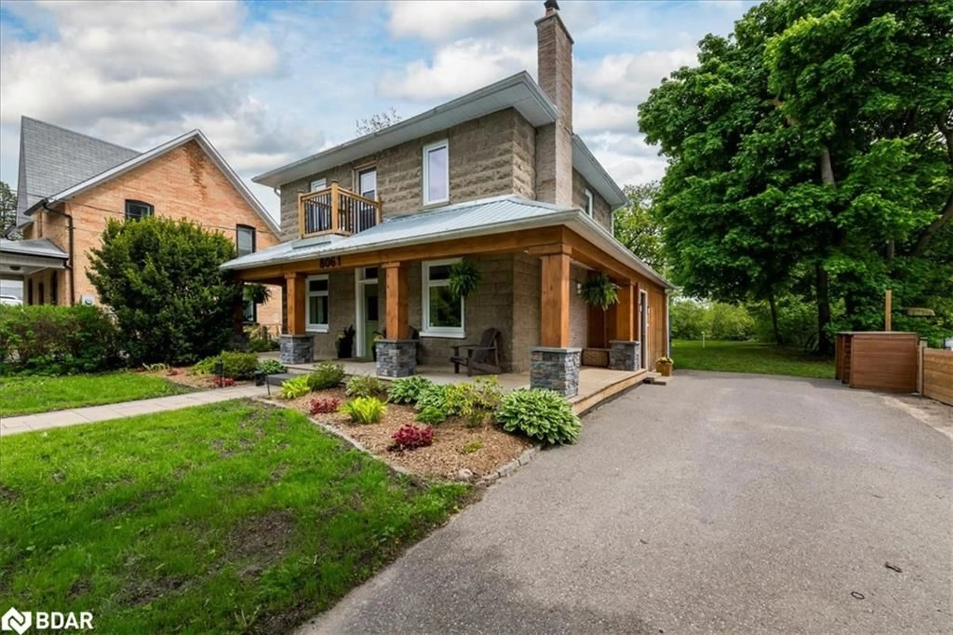 Home with brick exterior material, street for 8061 Main St, Everett Ontario L0M 1J0