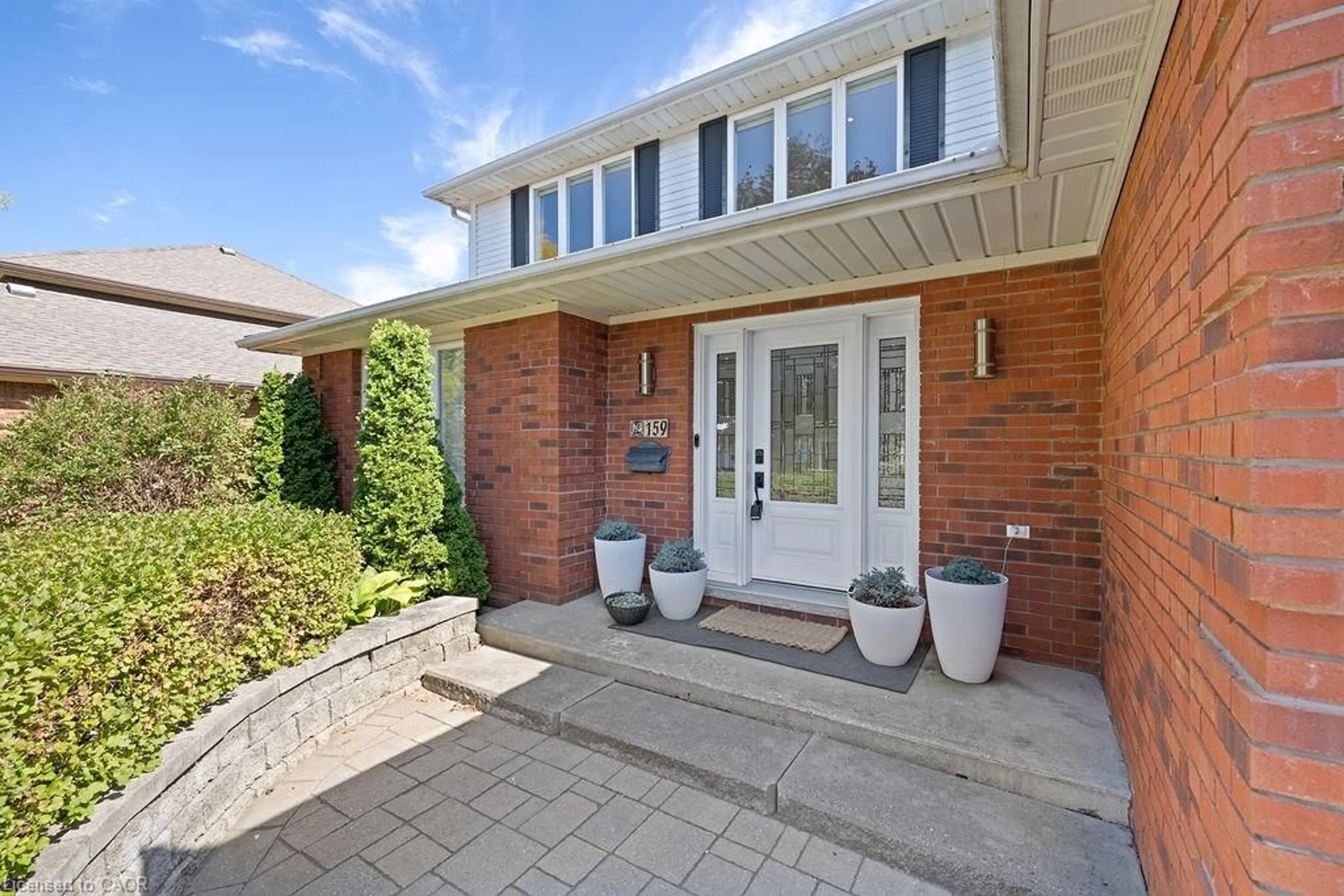 Home with brick exterior material, street for 159 Cornwallis Rd, Ancaster Ontario L9G 4H2
