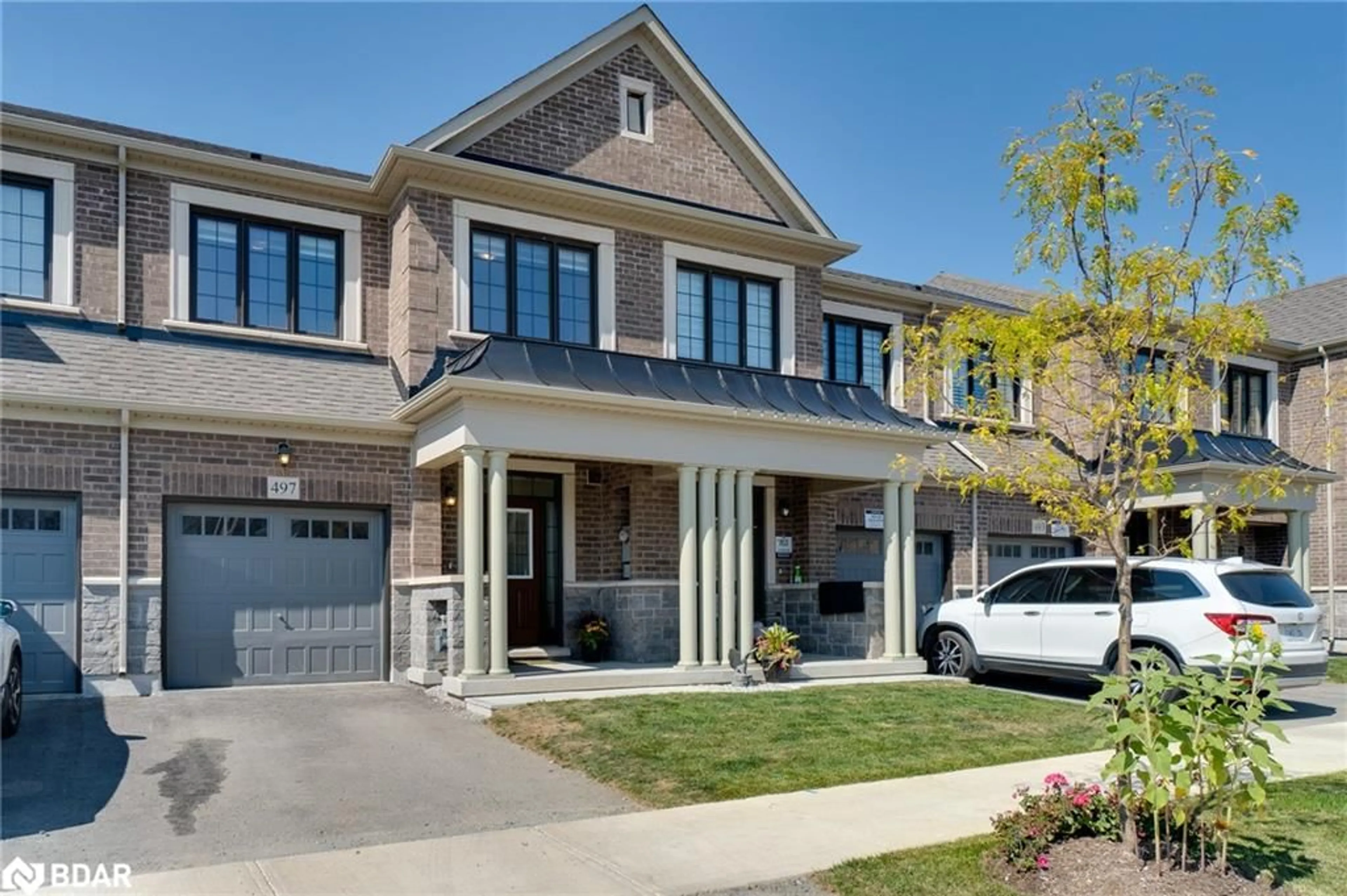Home with brick exterior material, street for 497 Celandine Terr, Milton Ontario L9E 1T8