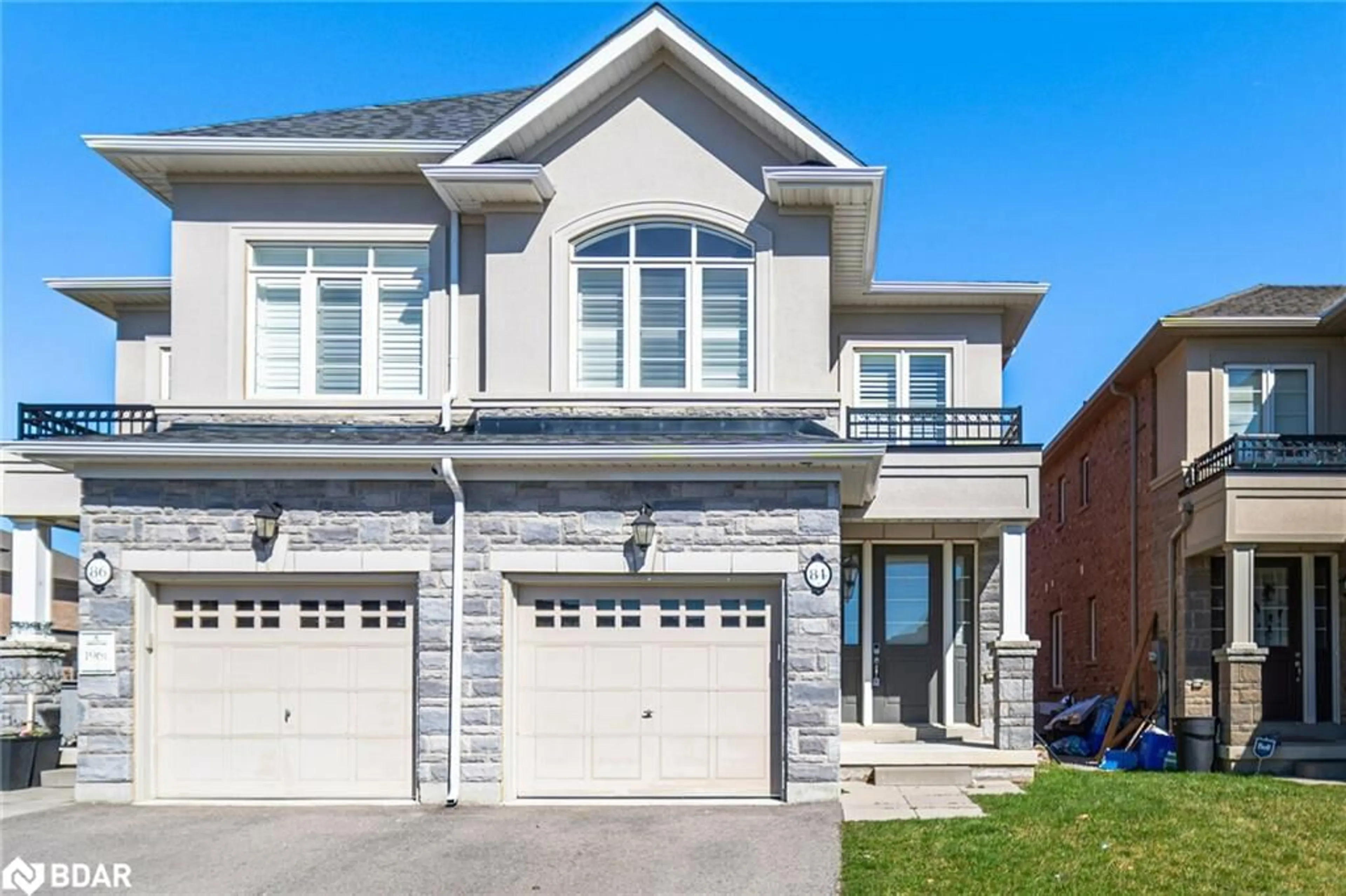 Home with brick exterior material, street for 84 Heming Trail, Ancaster Ontario L9K 0H8