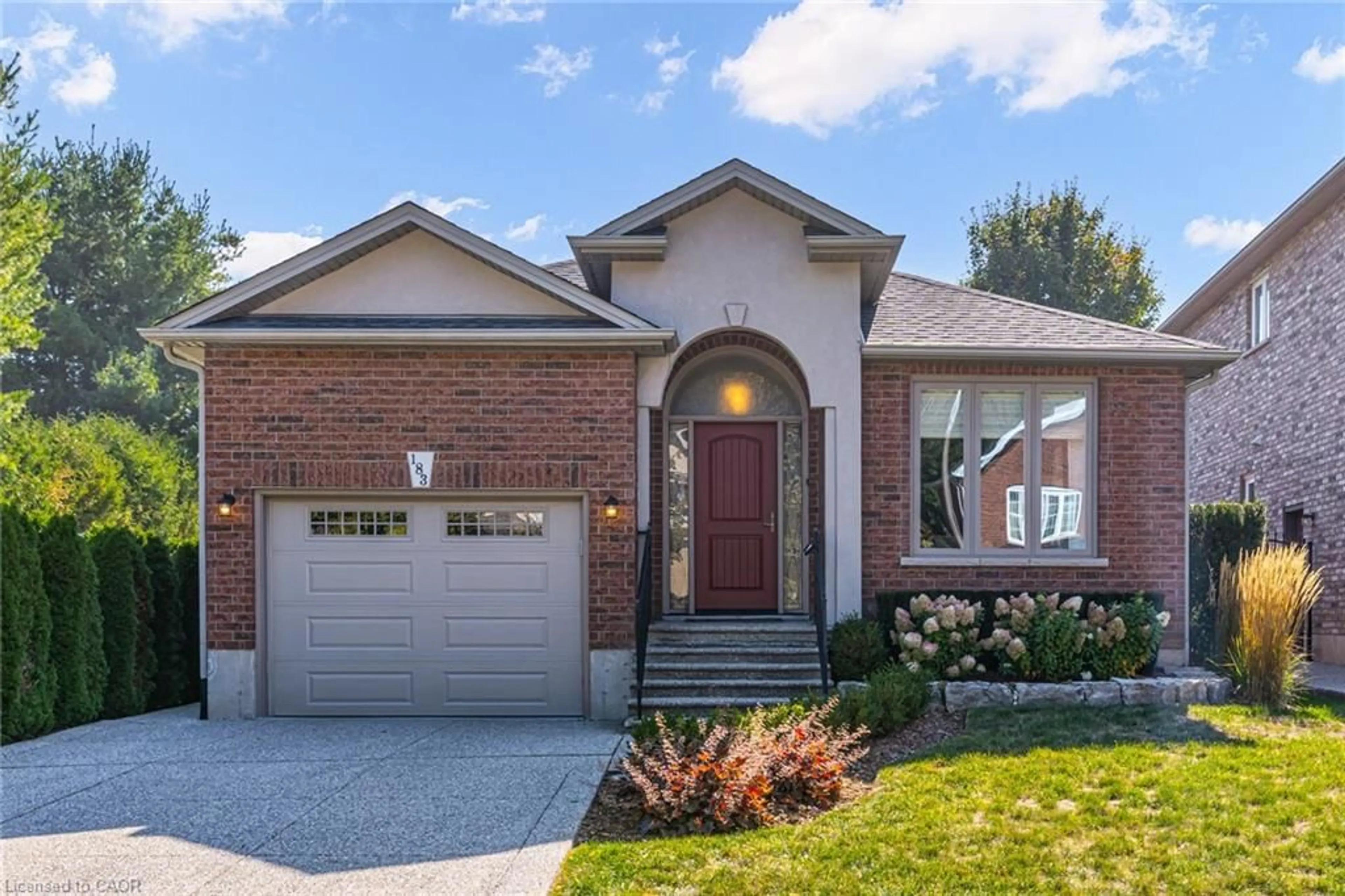 Home with brick exterior material, street for 183 Valridge Dr, Ancaster Ontario L9G 4Y4