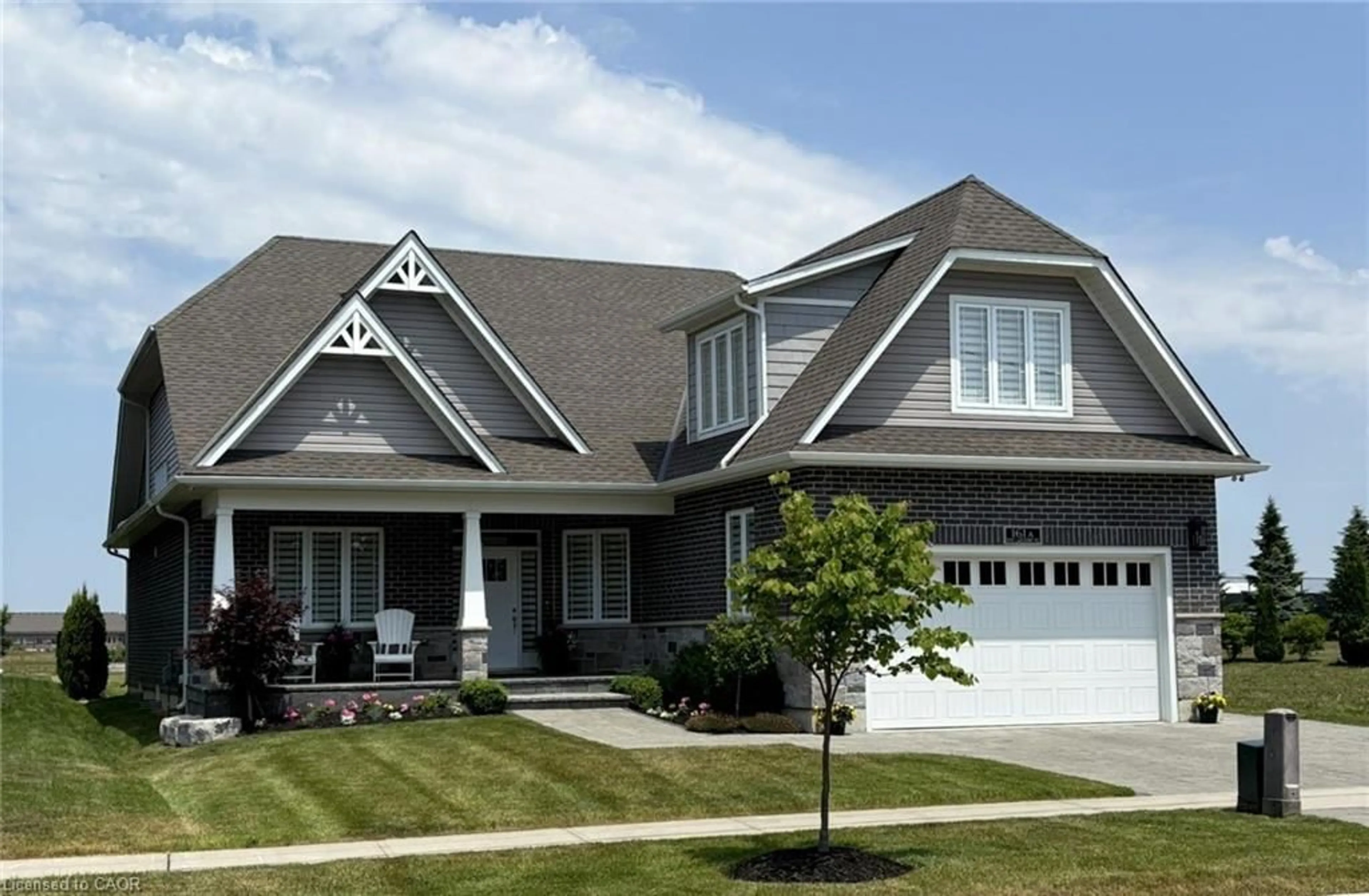 Home with vinyl exterior material, street for 161A New Lakeshore Rd, Port Dover Ontario N0A 1N3