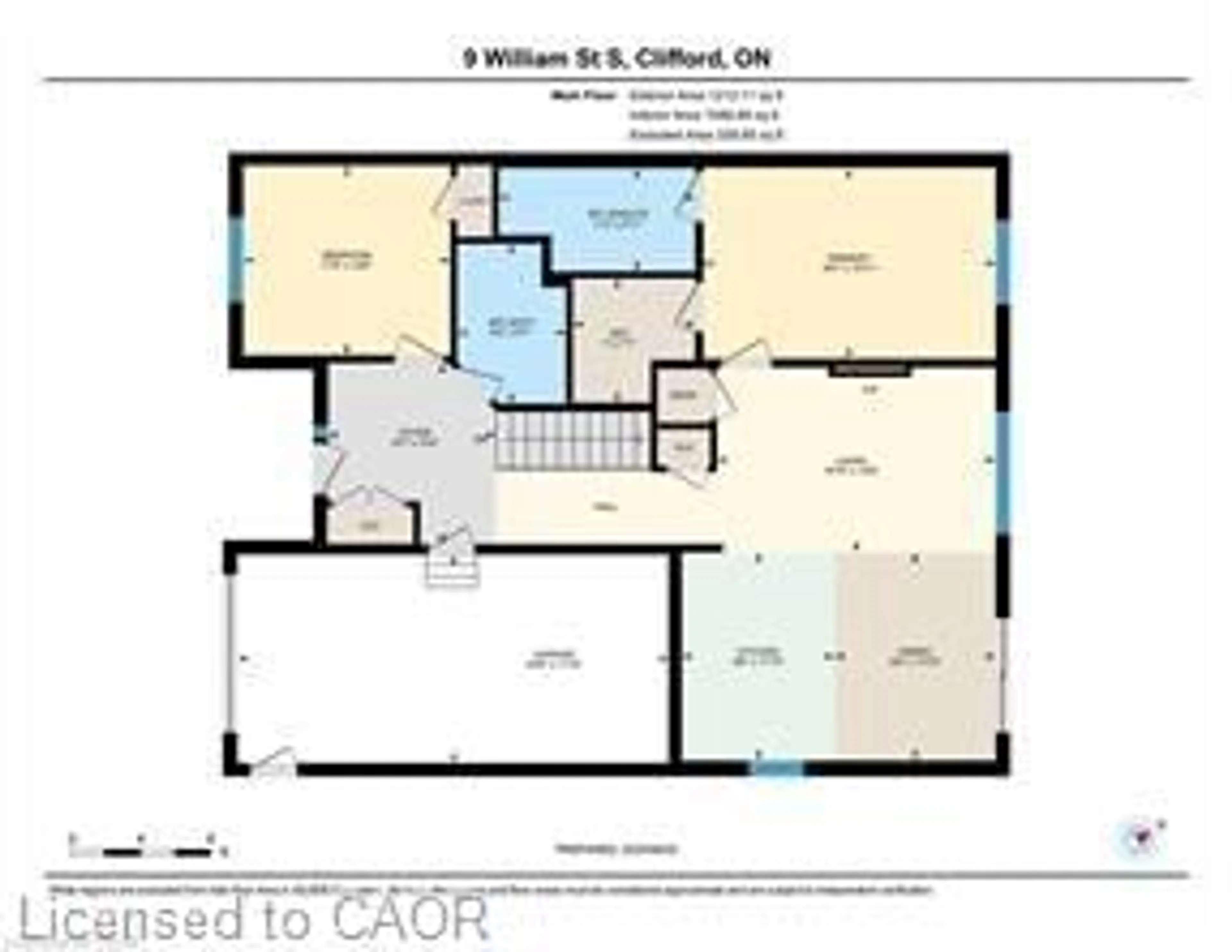 Floor plan for 9 William St, Clifford Ontario N0G 1M0
