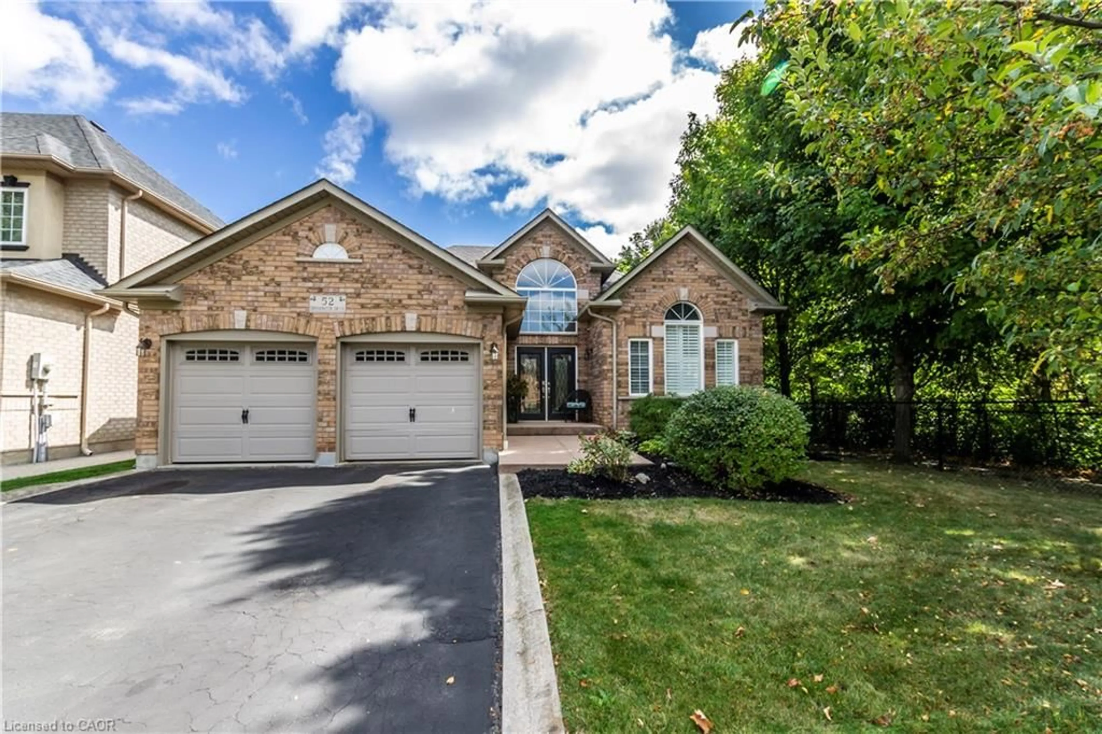 Home with brick exterior material, street for 52 Drinkwater Dr, Cambridge Ontario N1P 1E4