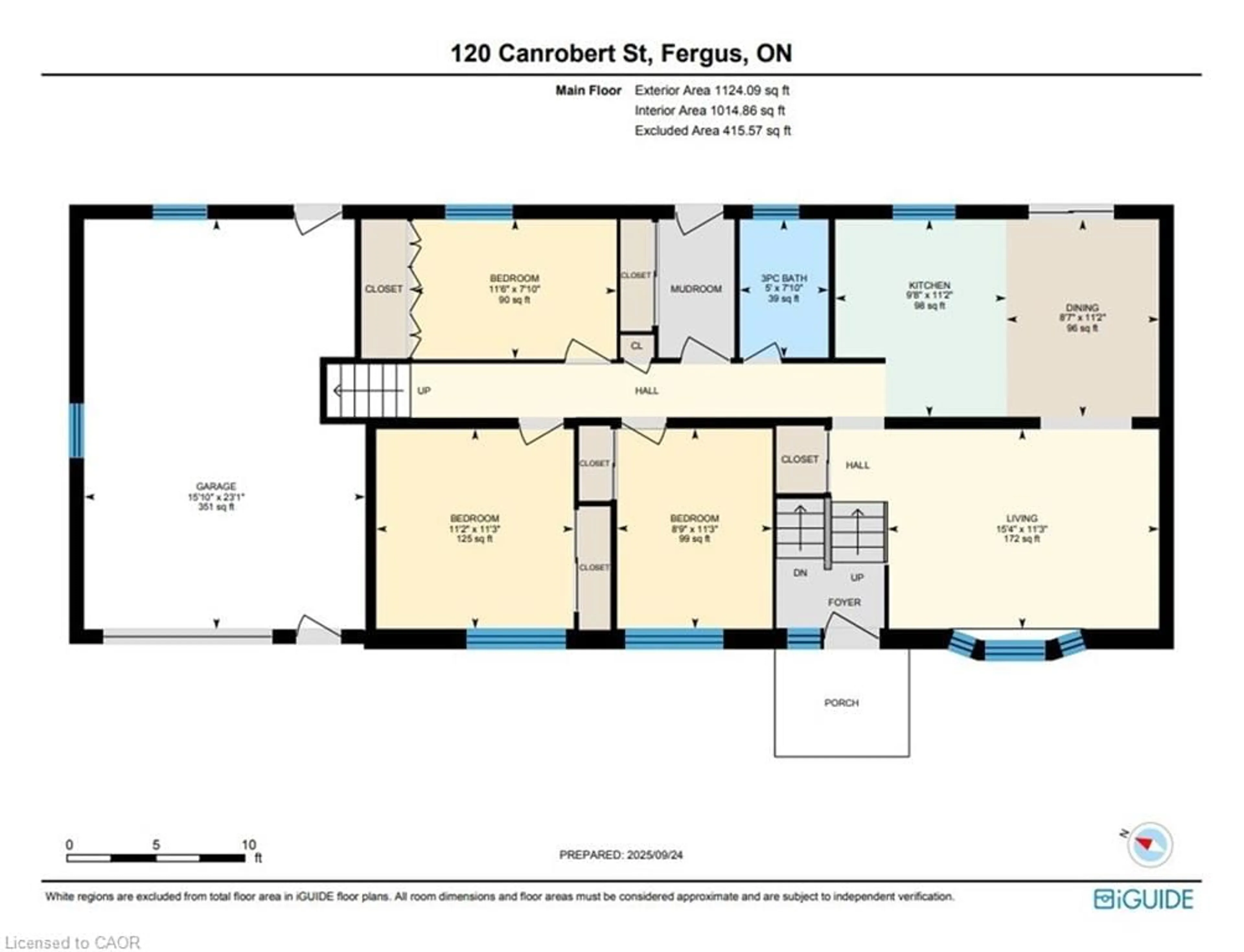 Floor plan for 120 Canrobert St, Fergus Ontario N1M 3C1