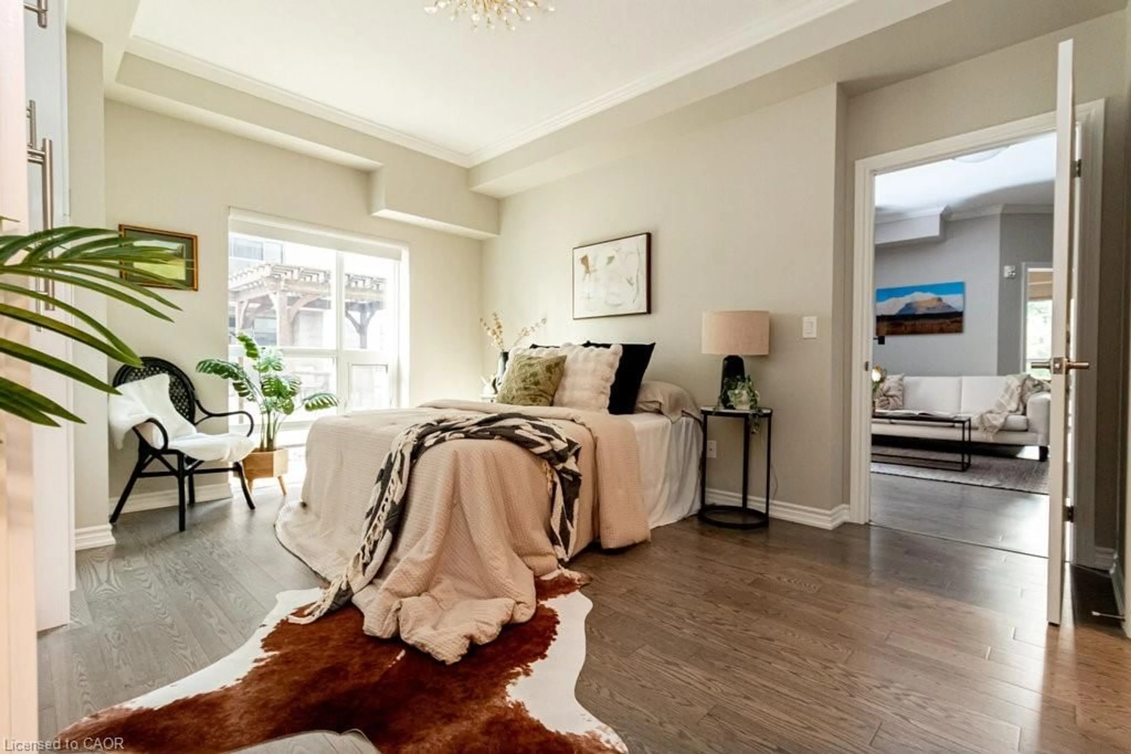 Living room with furniture, unknown for 81 Robinson St #203, Hamilton Ontario L8P 0C2