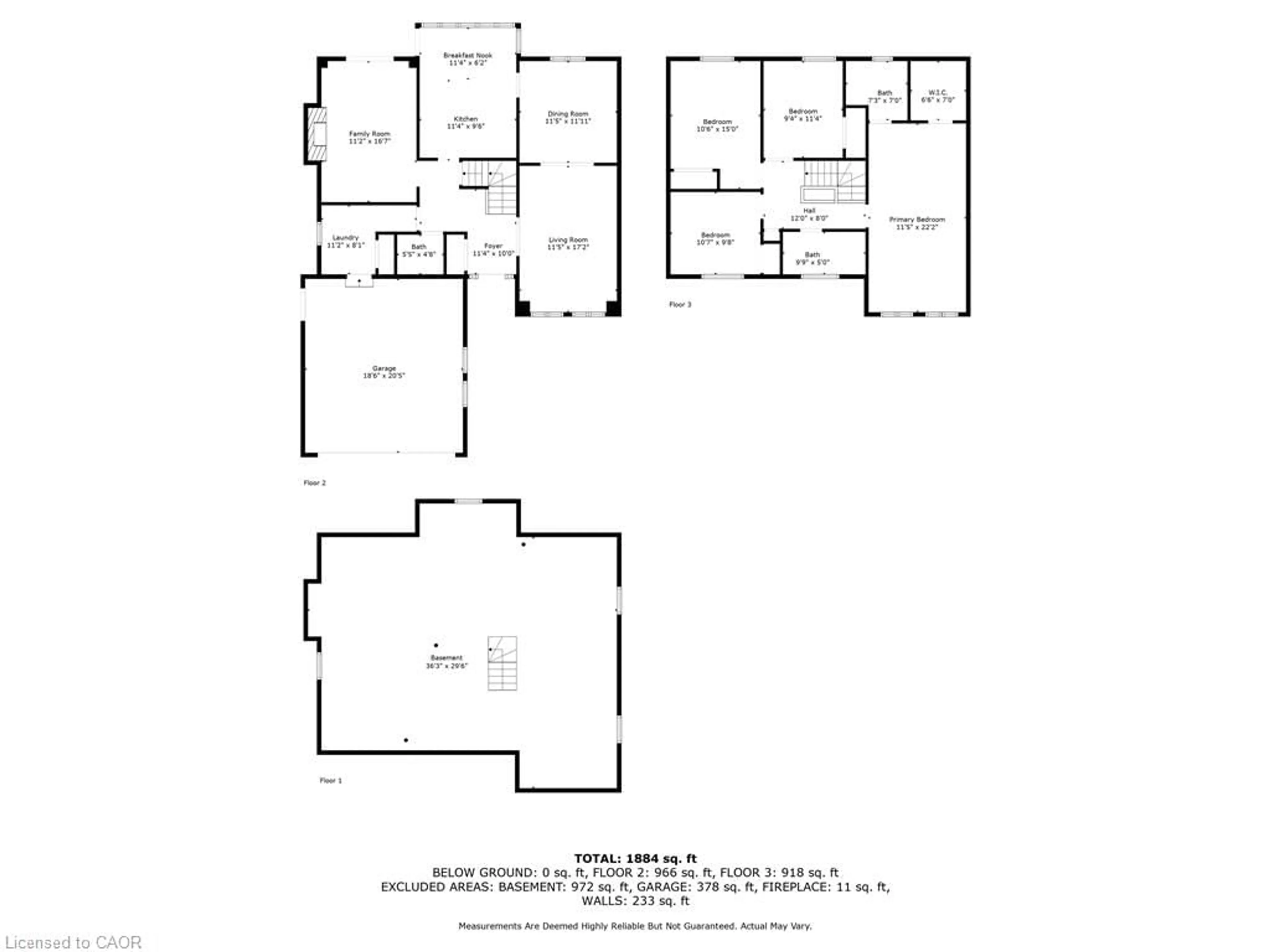 Floor plan for 67 Forestview Dr, Dundas Ontario L9H 6M7