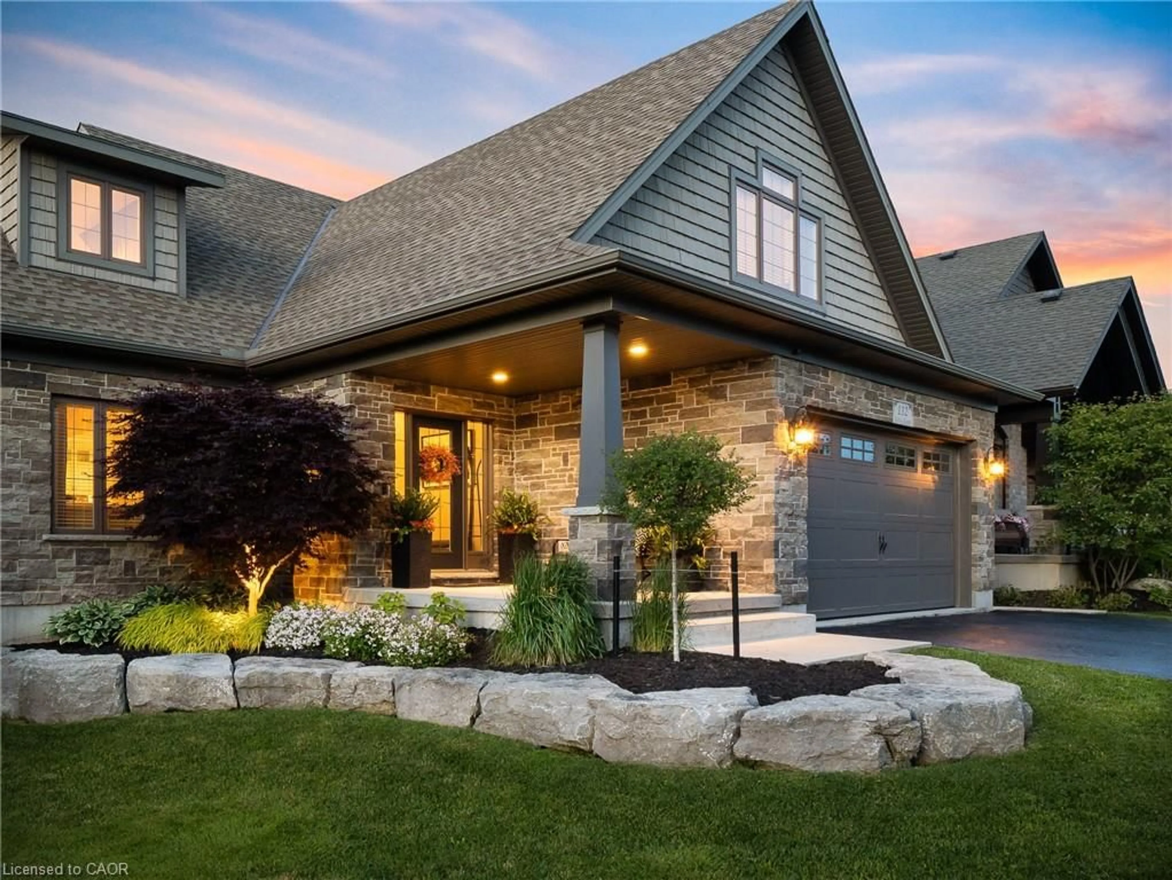Home with brick exterior material, street for 112 Ruby's Cres, Mount Forest Ontario N0G 2L2