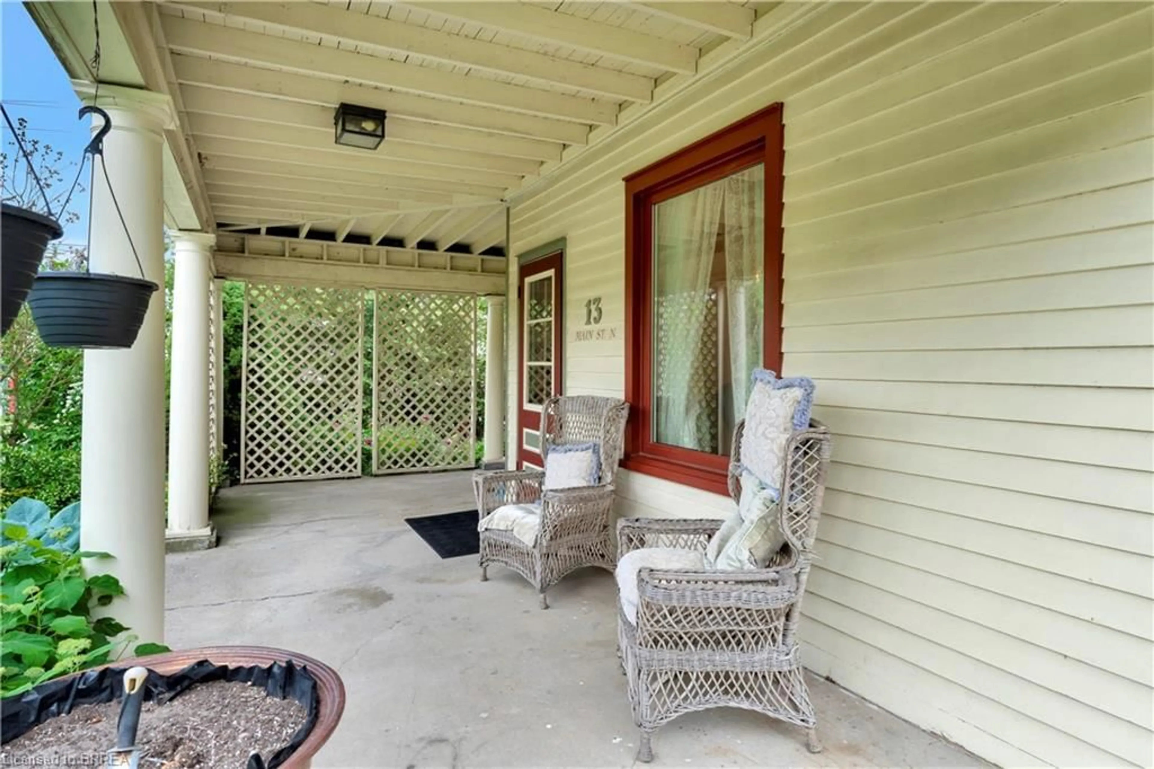 Patio, street for 13 Main St, St. George Ontario N0E 1N0