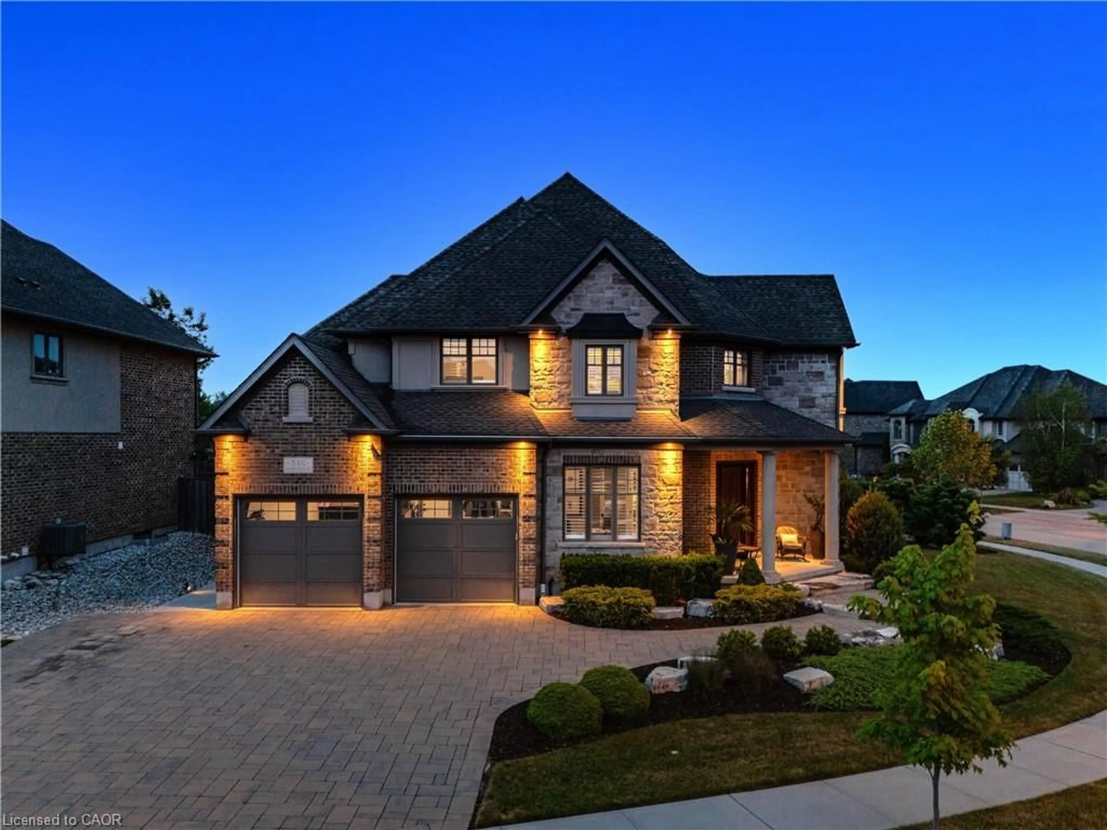 Home with brick exterior material, street for 546 Manor Ridge Cres, Waterloo Ontario N2K 0B4