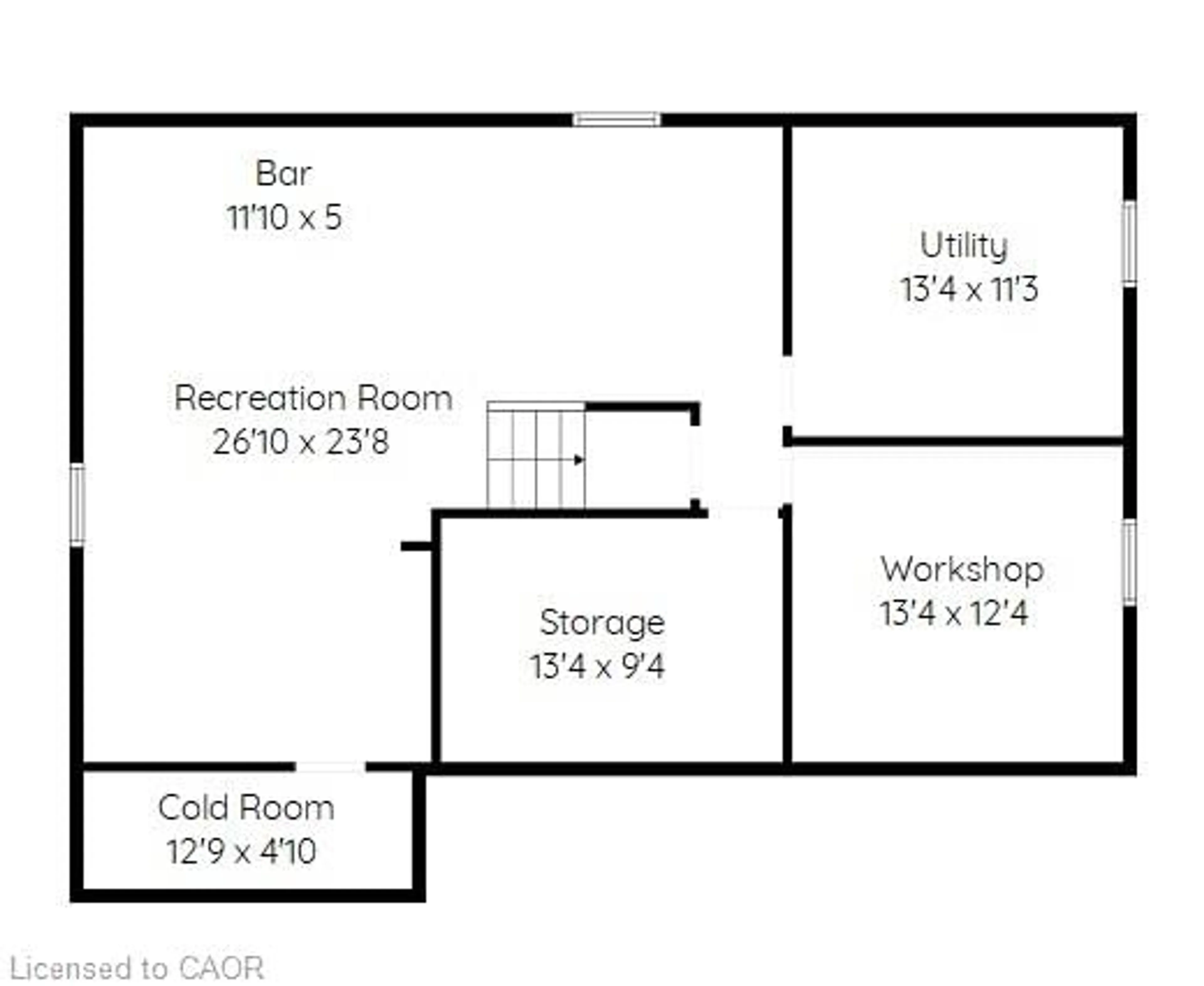 Floor plan for 142 Marigold Crt, Ancaster Ontario L9G 3M3