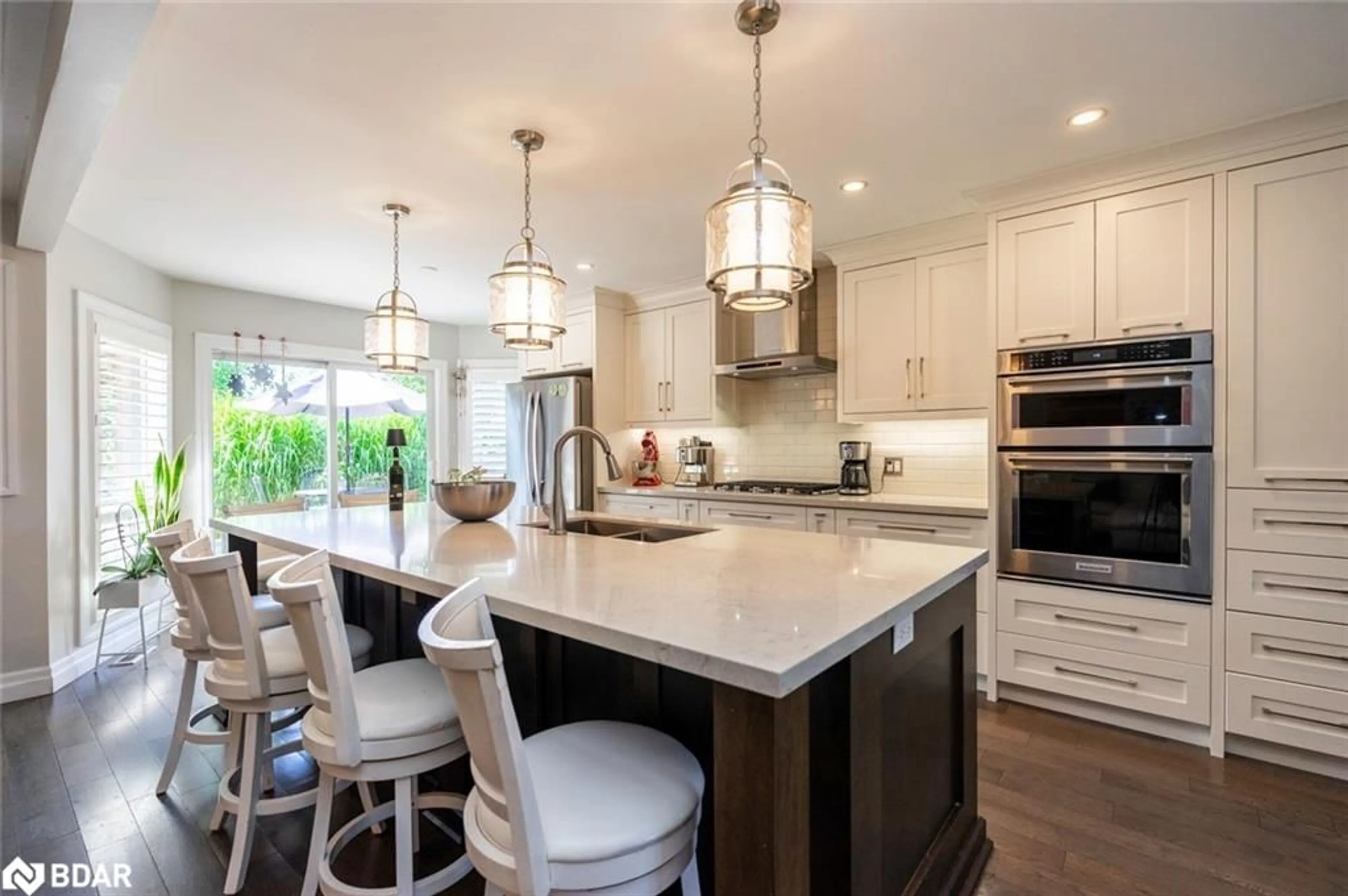Open concept kitchen, ceramic/tile floor for 1 Lilac Lane, Midhurst Ontario L9X 0N4