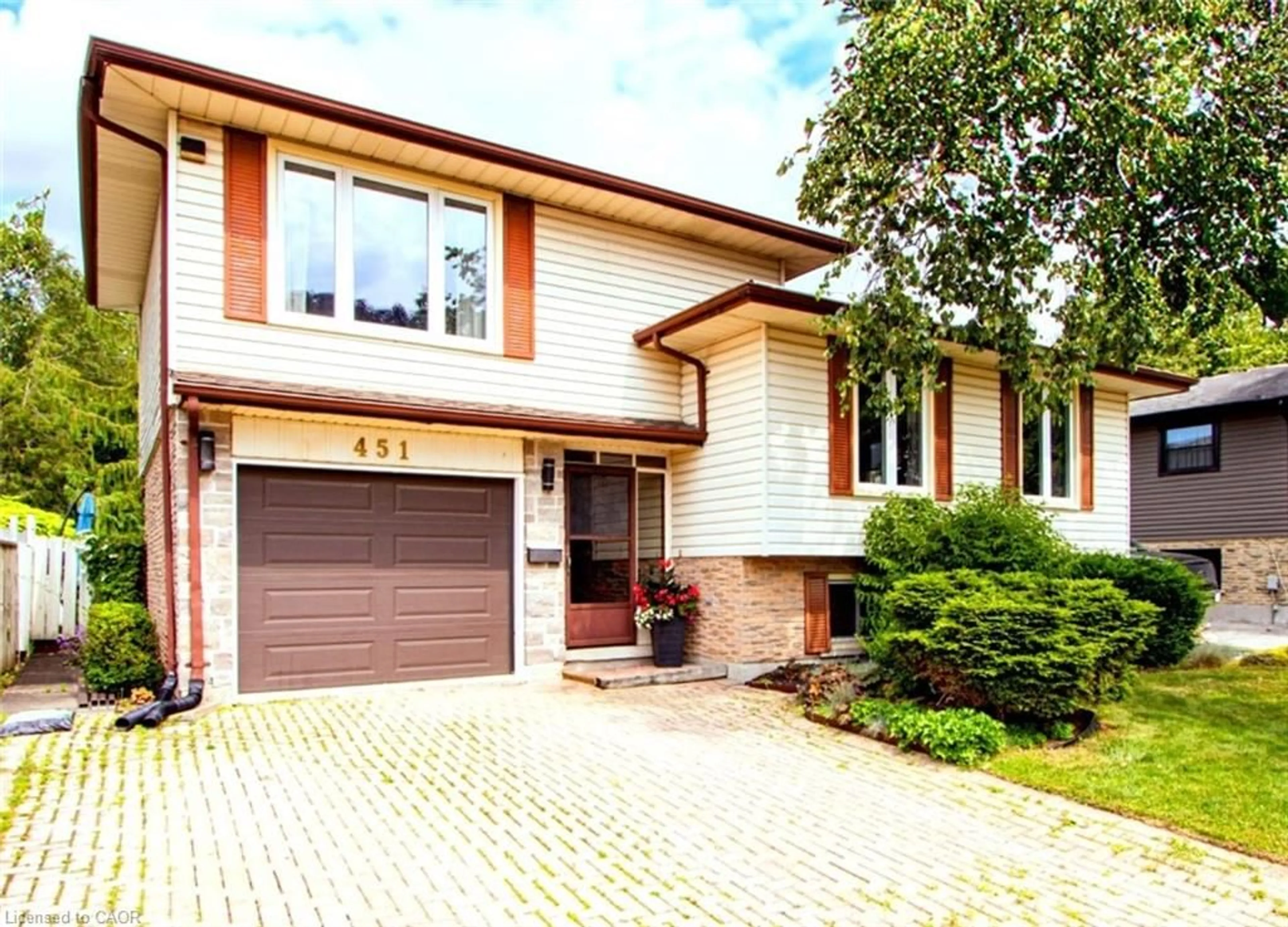 Home with brick exterior material, street for 451 Lampman Pl, Woodstock Ontario N4S 8L7
