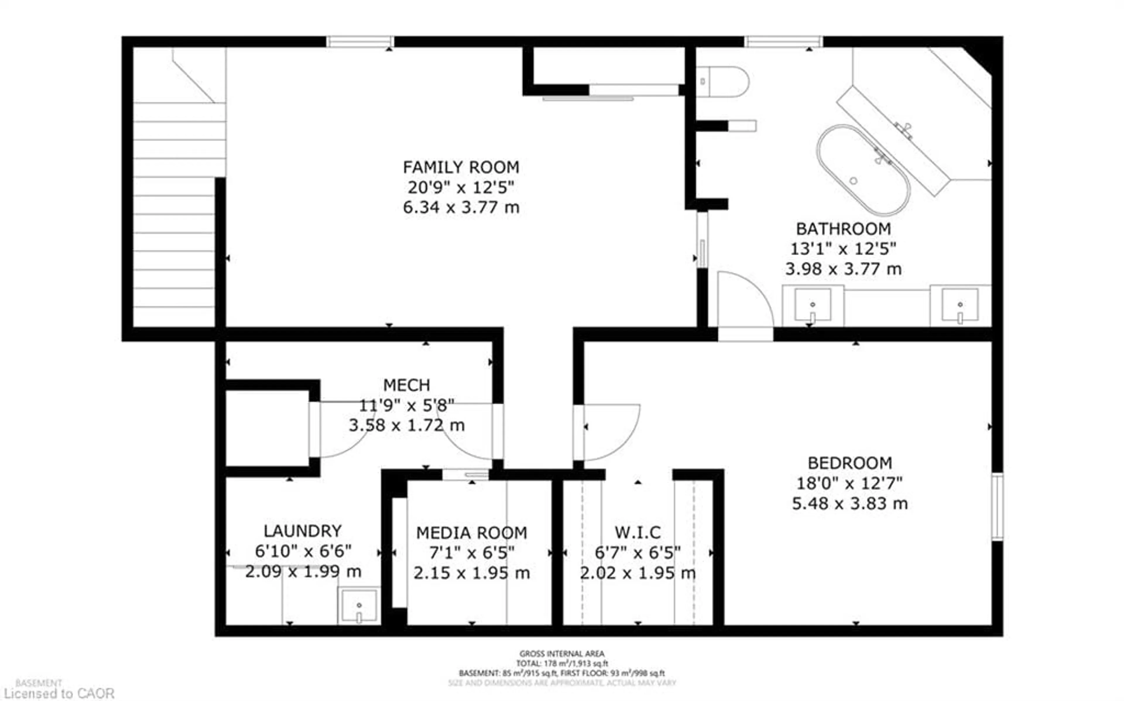 Floor plan for 195 Connaught Ave, Delhi Ontario N4B 1L2