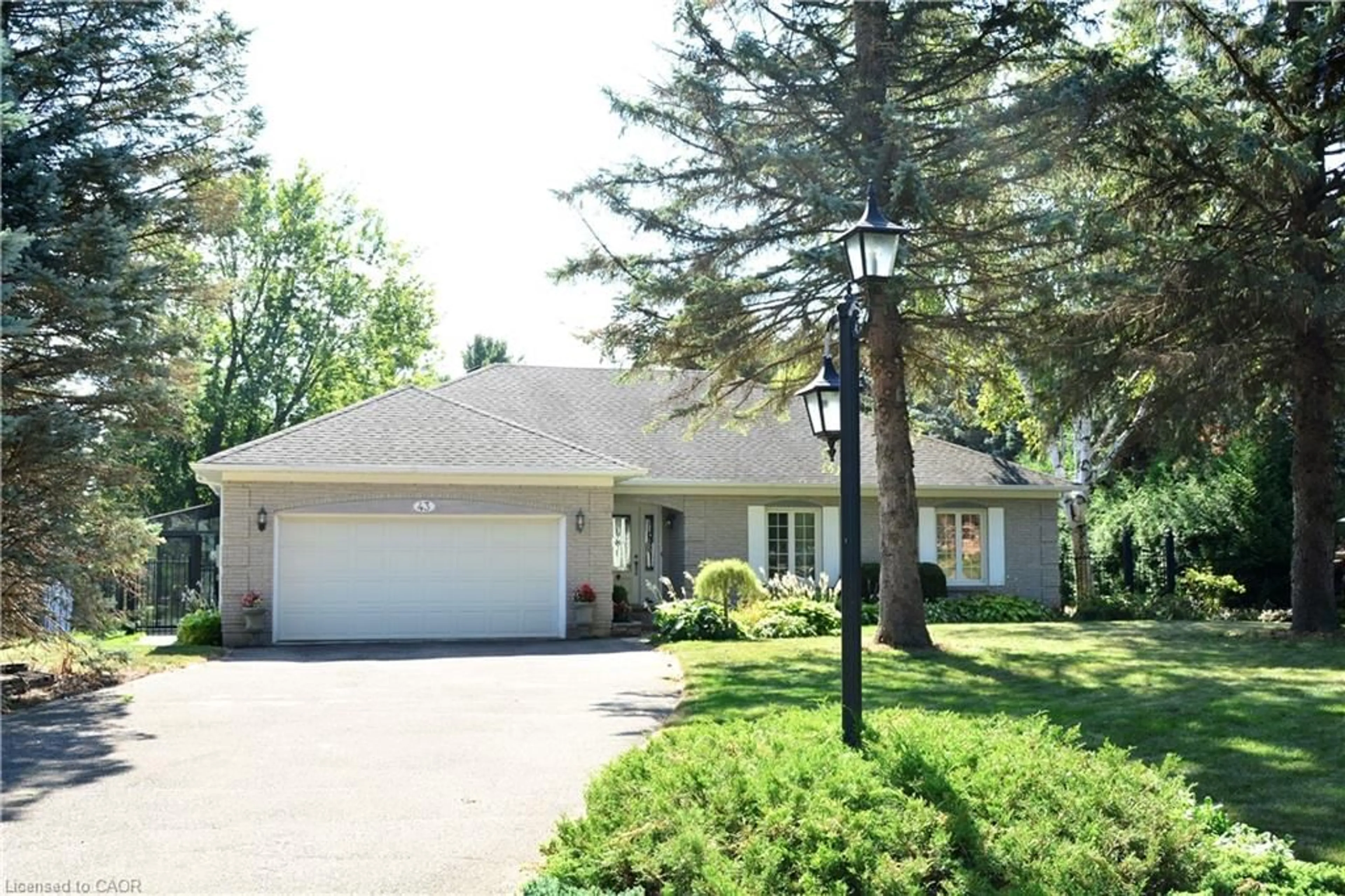 Home with vinyl exterior material, street for 43 Acredale Dr, Carlisle Ontario L0R 1H2