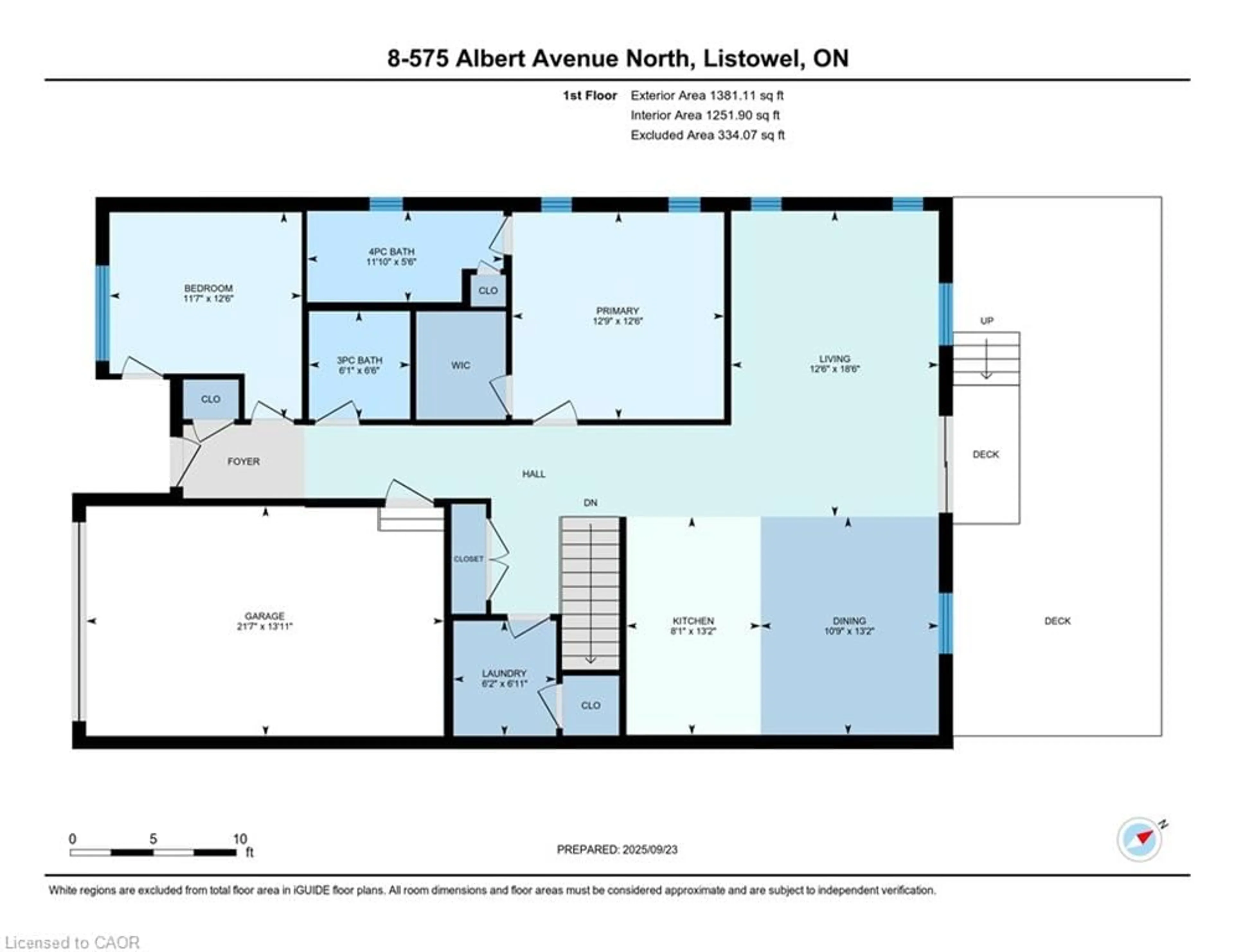 Floor plan for 575 Albert Ave #8, Listowel Ontario N4W 0G9