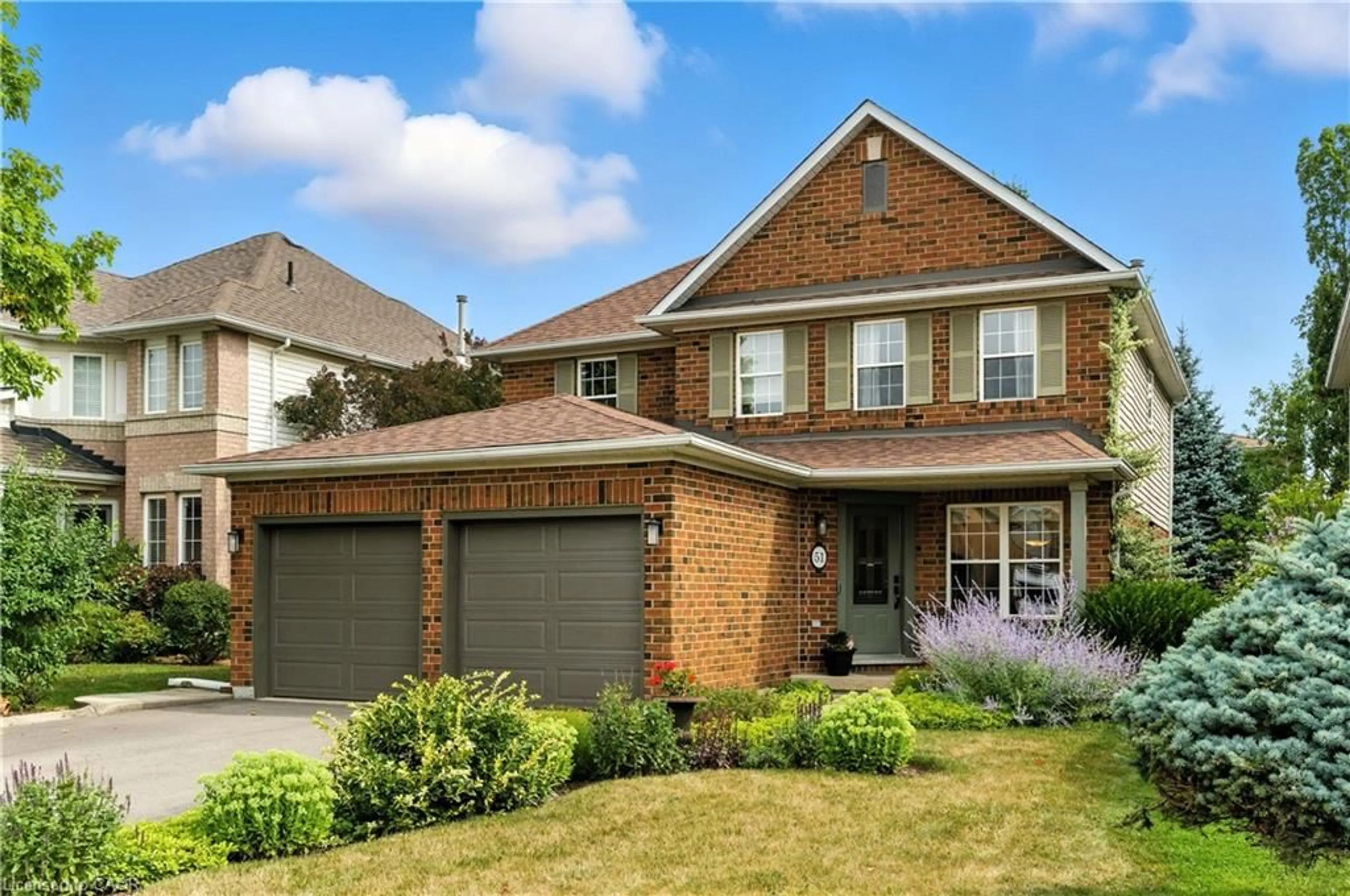 Home with brick exterior material, street for 51 Strathroy Cres, Waterdown Ontario L0R 2H5