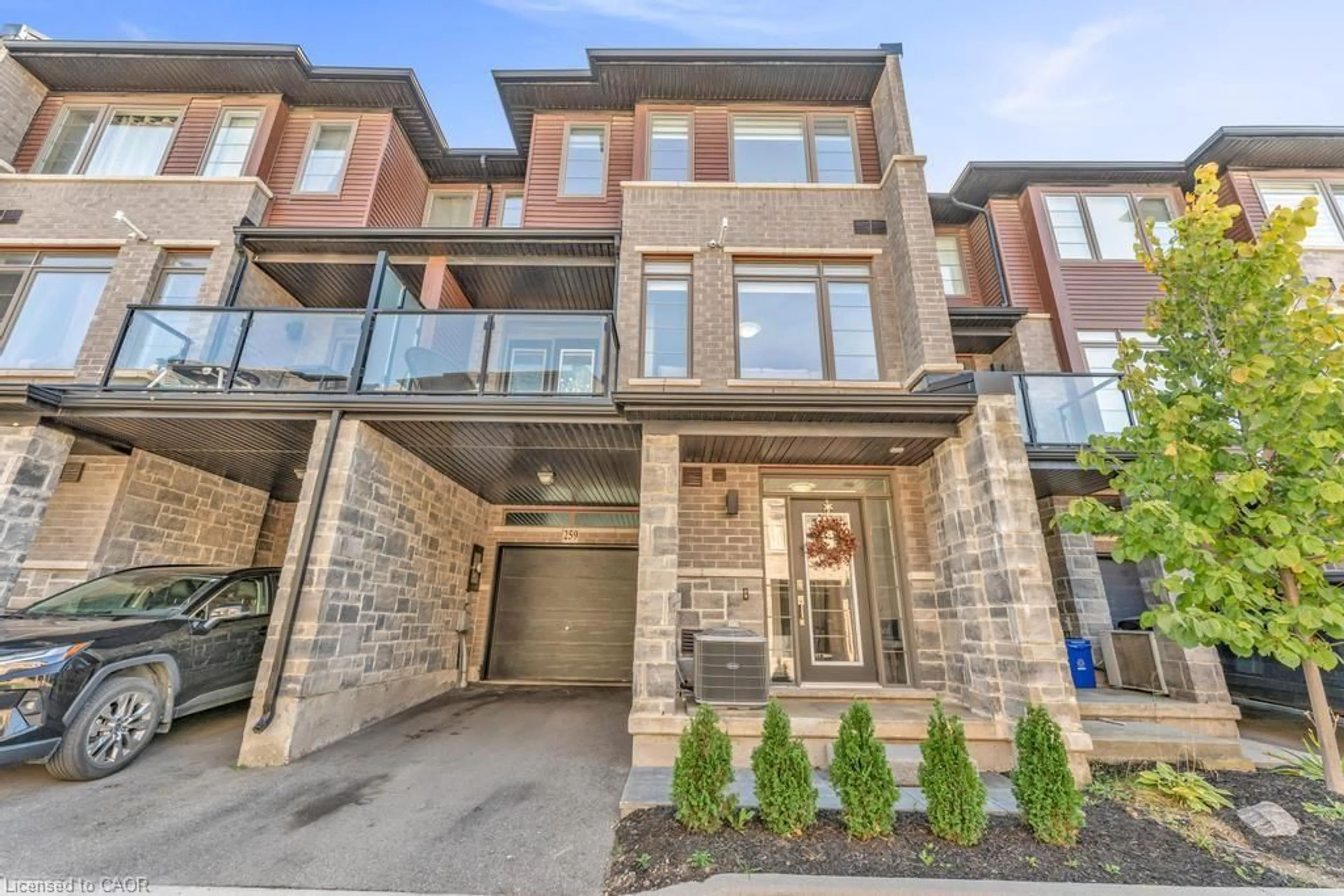 Home with brick exterior material, street for 30 Times Square Blvd #259, Stoney Creek Ontario L8J 0M1