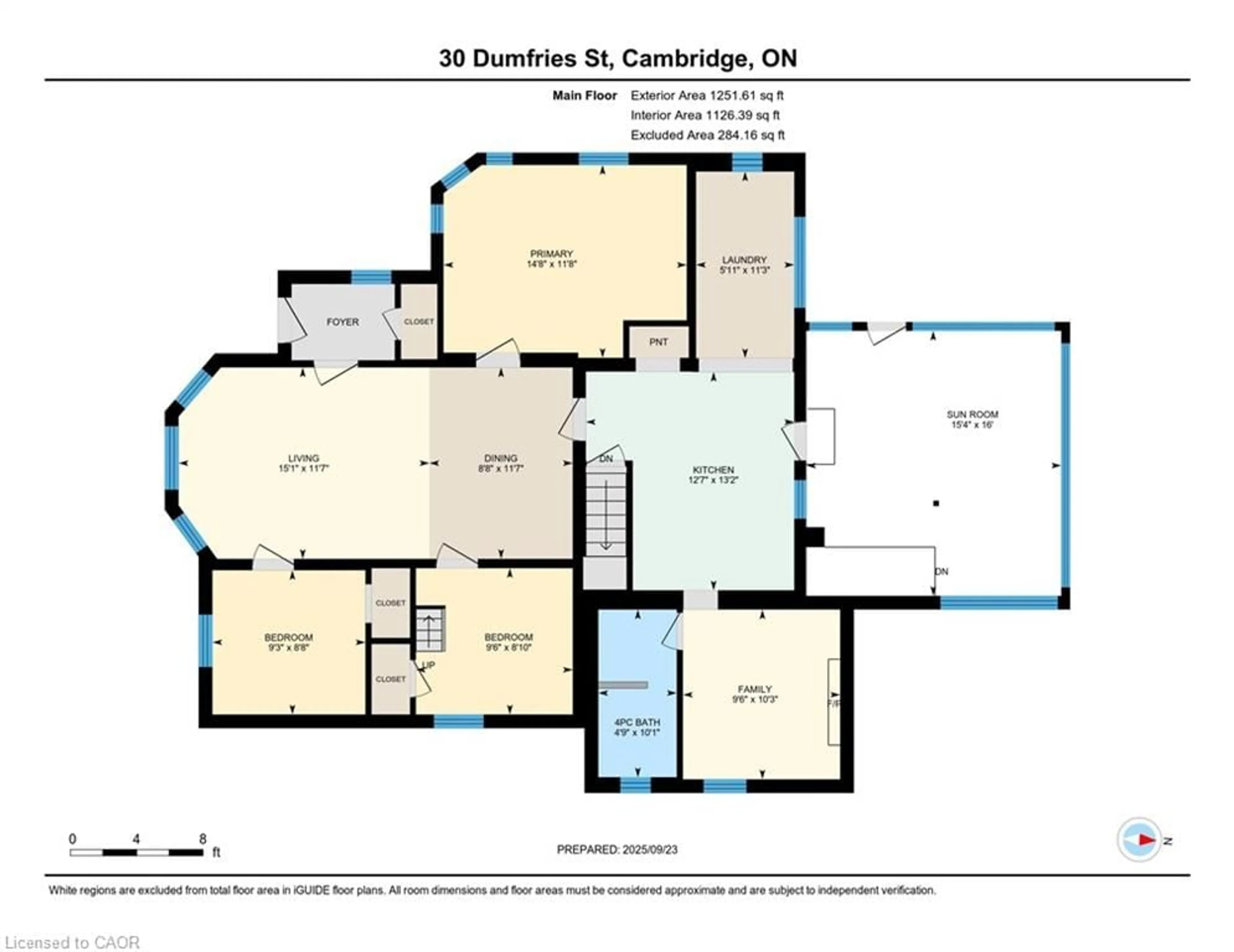 Floor plan for 30 Dumfries St, Cambridge Ontario N1S 1Y7