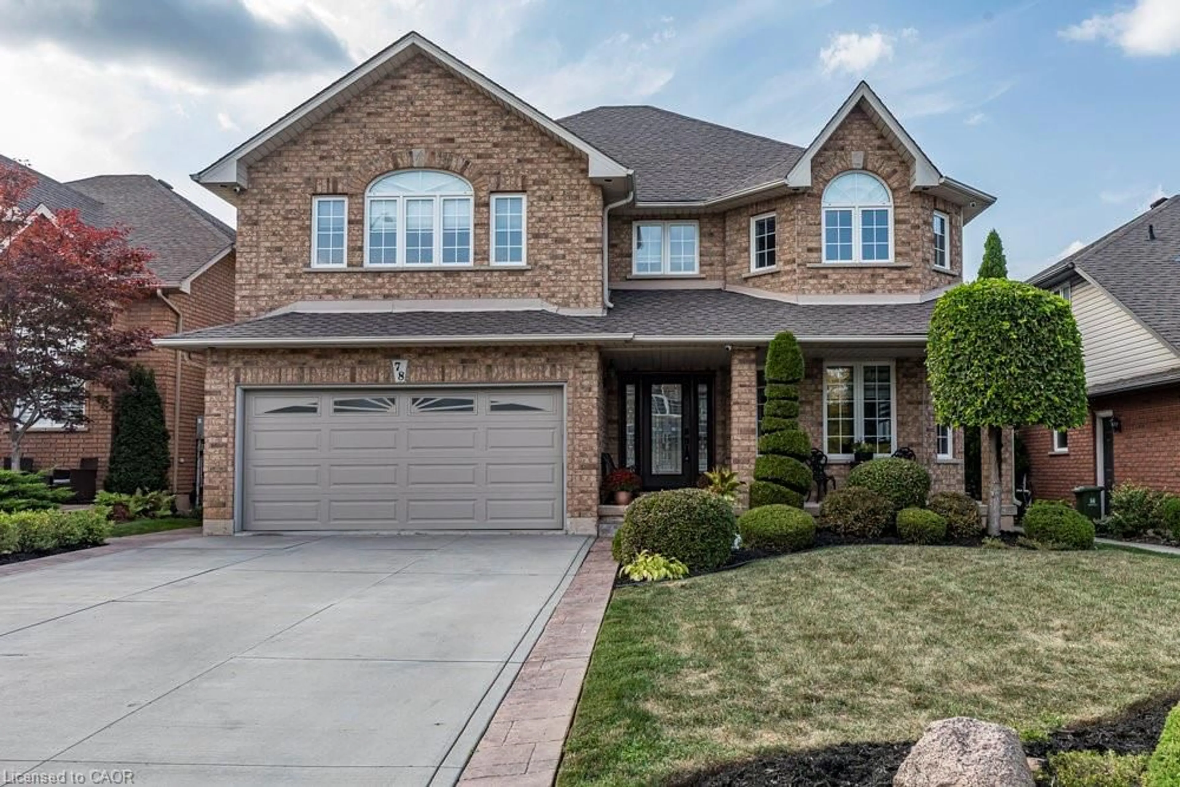 Home with brick exterior material, street for 78 Silverlace Cir, Hamilton Ontario L9E 6A6