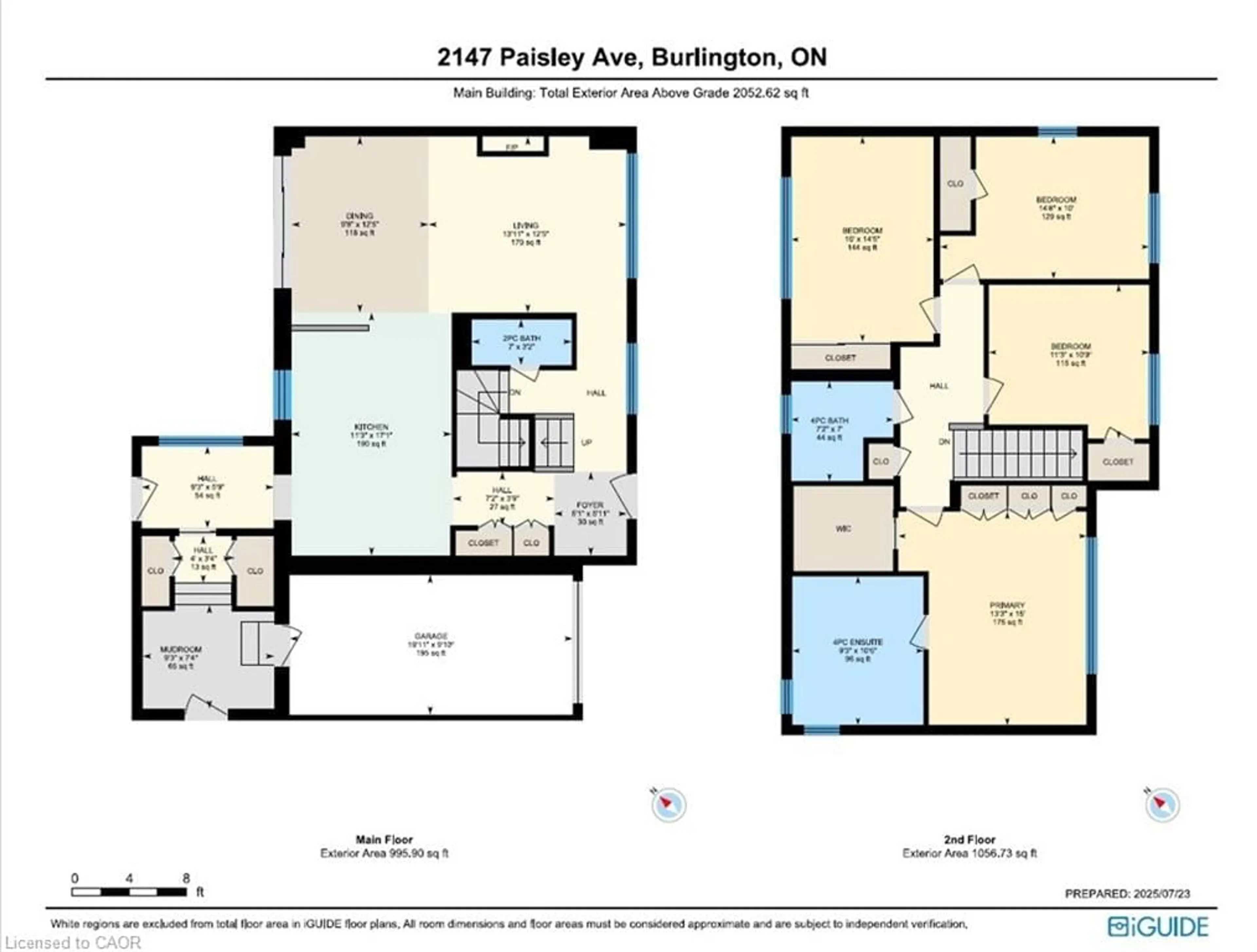 Floor plan for 2147 Paisley Ave, Burlington Ontario L7R 1W1