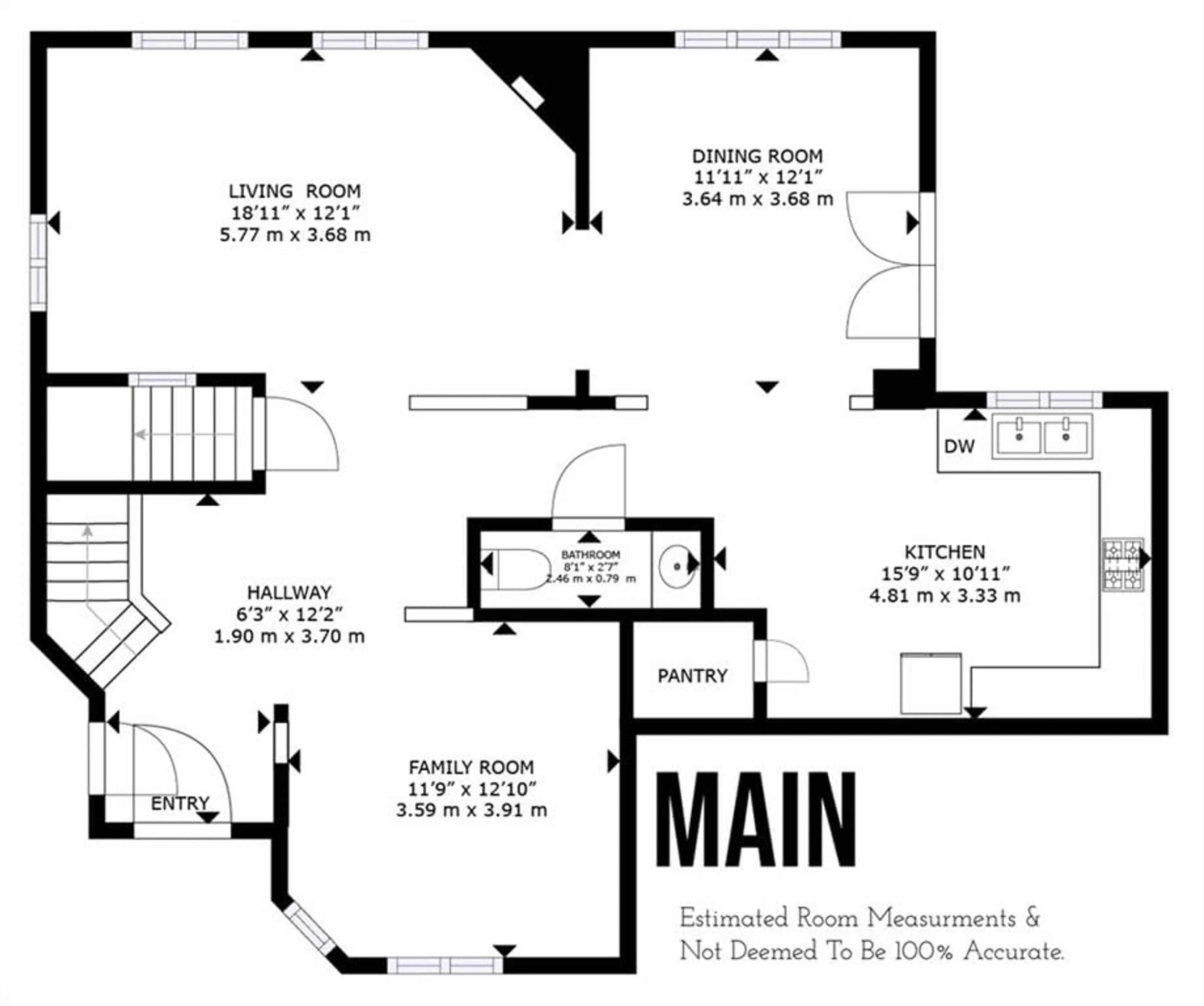 Floor plan for 36 Stapleton Pl, Barrie Ontario L4N 5Z4