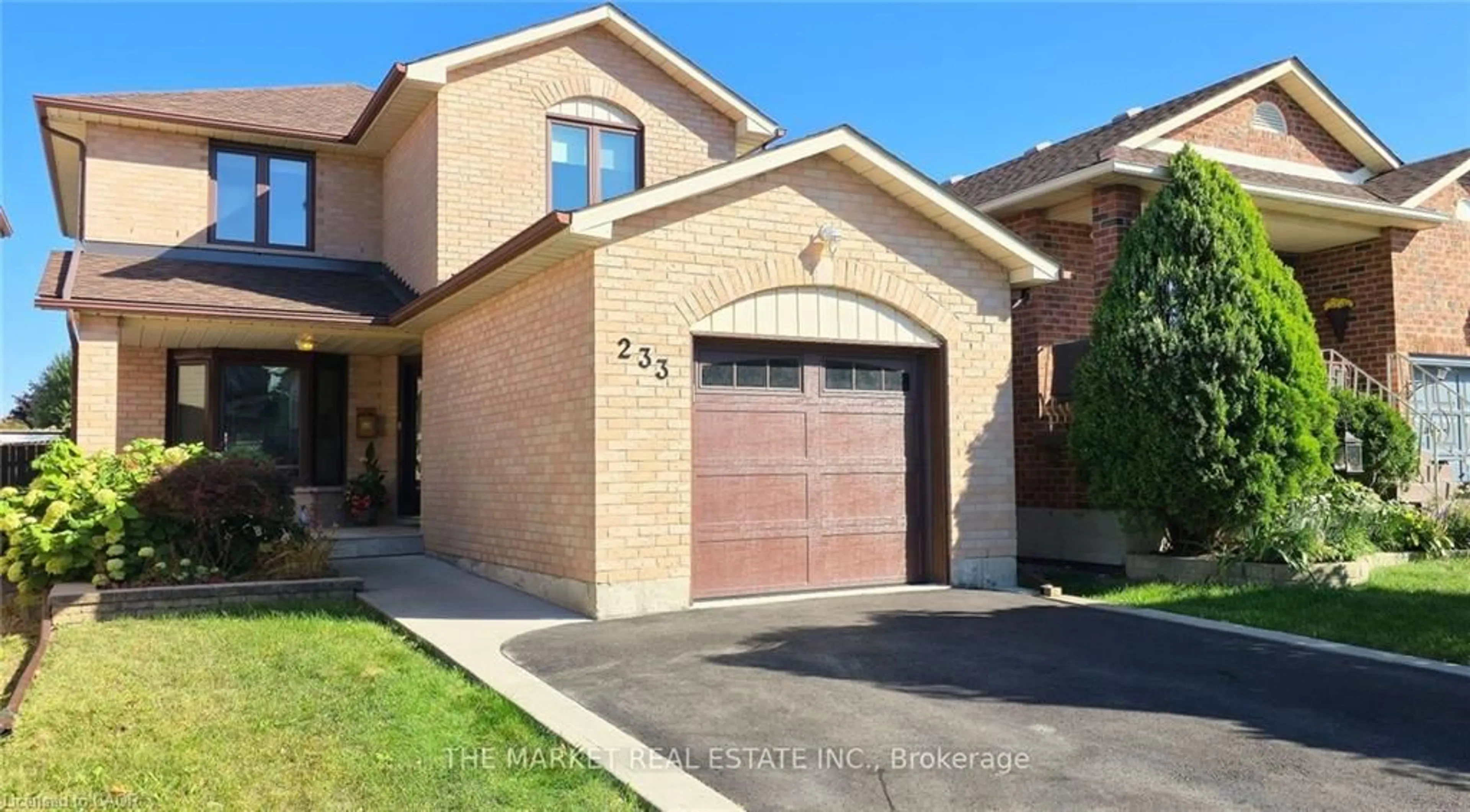 Home with brick exterior material, street for 233 Acadia Dr, Hamilton Ontario L8W 3L1