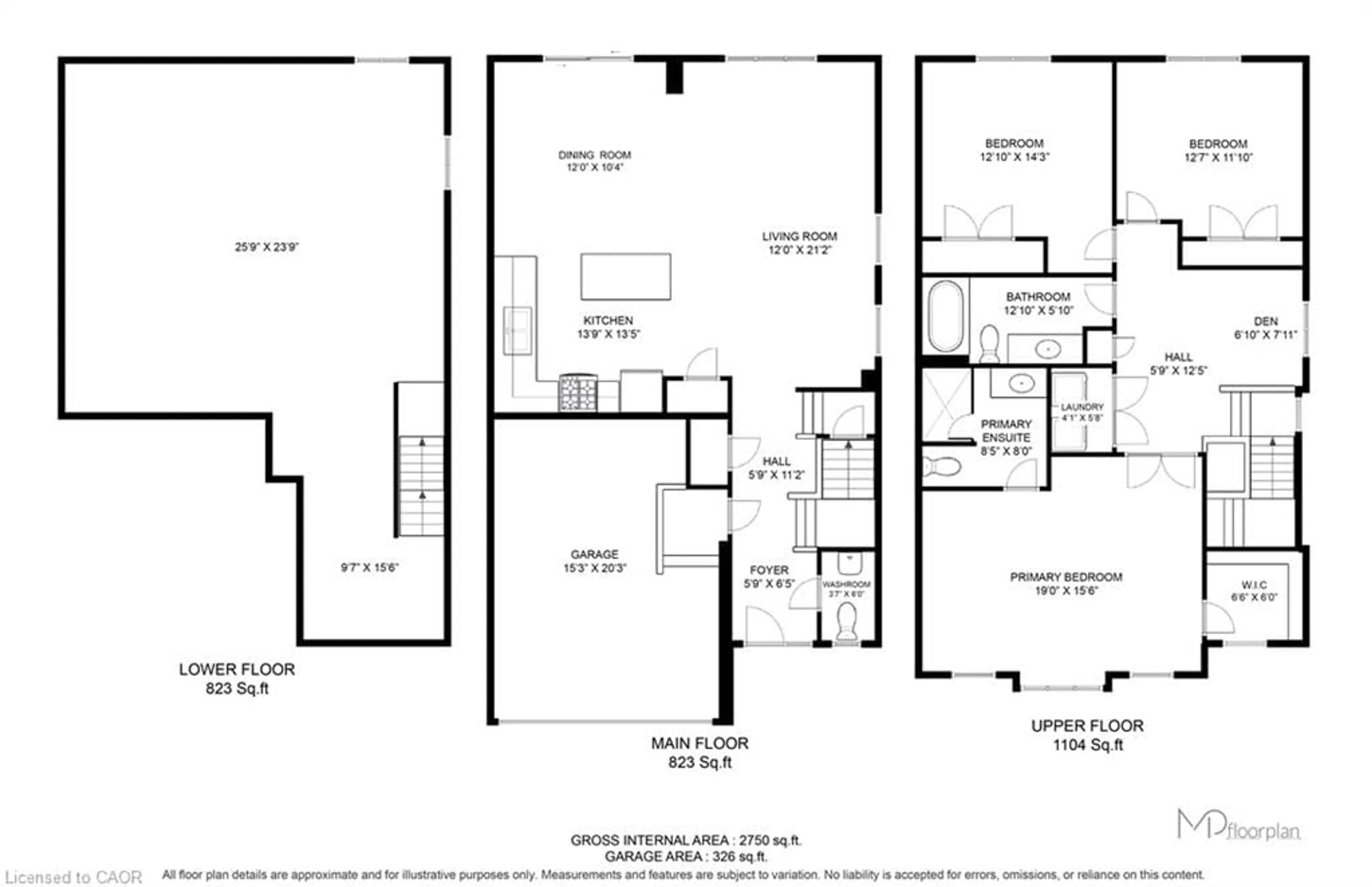 Floor plan for 1 Tom Brown Dr #23, Paris Ontario N3L 0H8