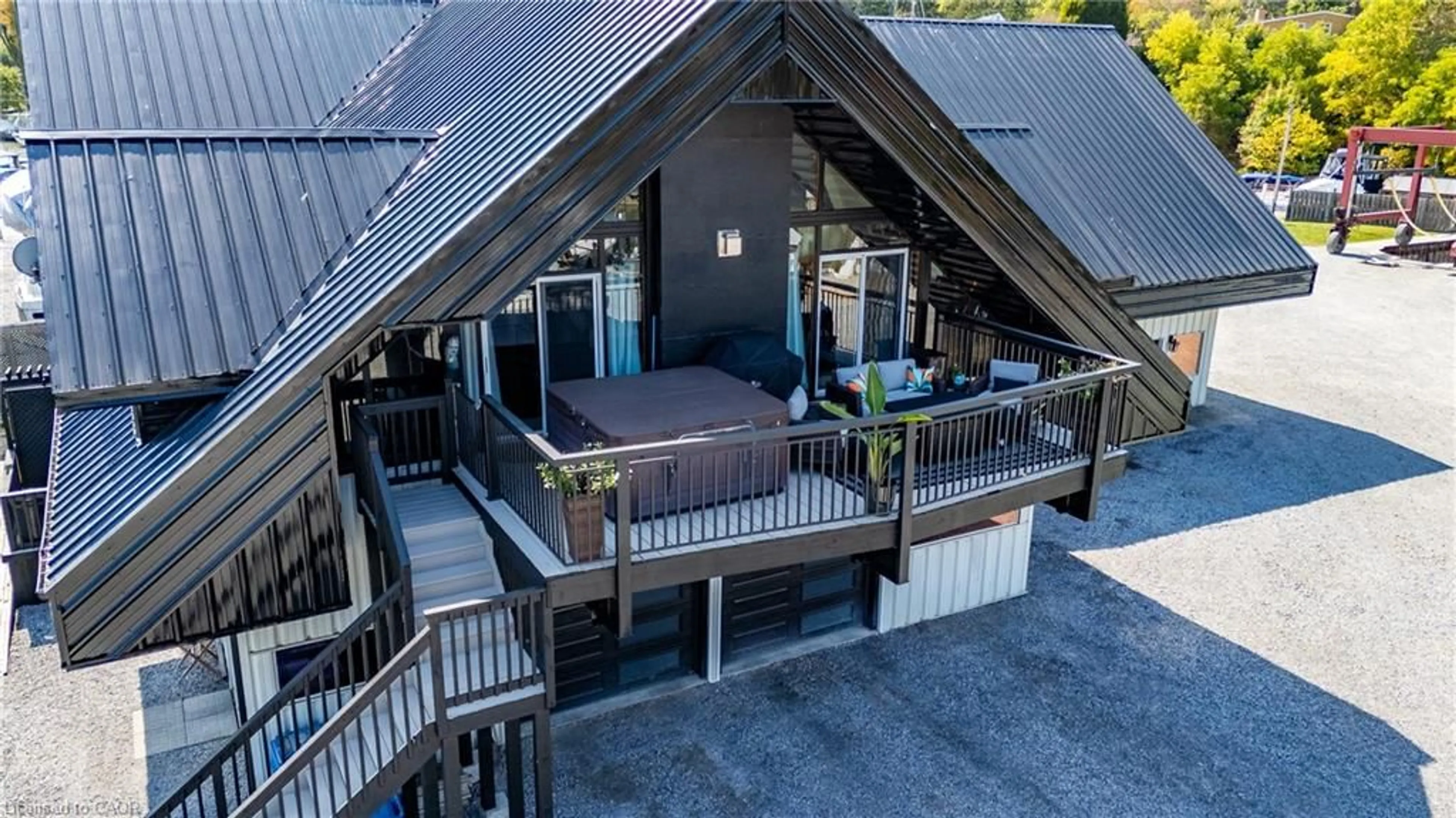 A pic from outside/outdoor area/front of a property/back of a property/a pic from drone, mountain view for 15 Jaylin Cres, Port Dover Ontario N0A 1N7