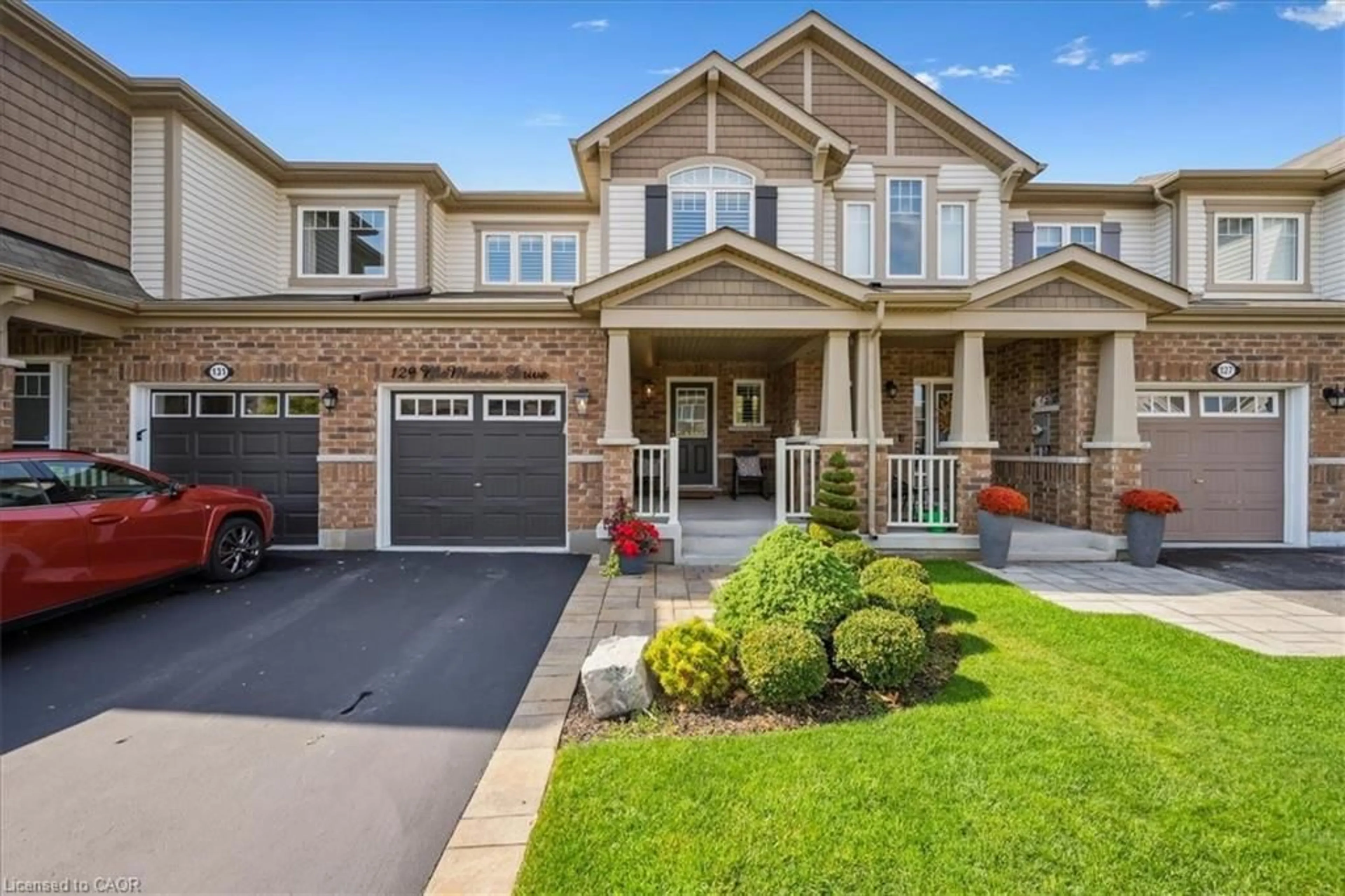 Home with brick exterior material, street for 129 Mcmonies Dr, Waterdown Ontario L8B 0A6