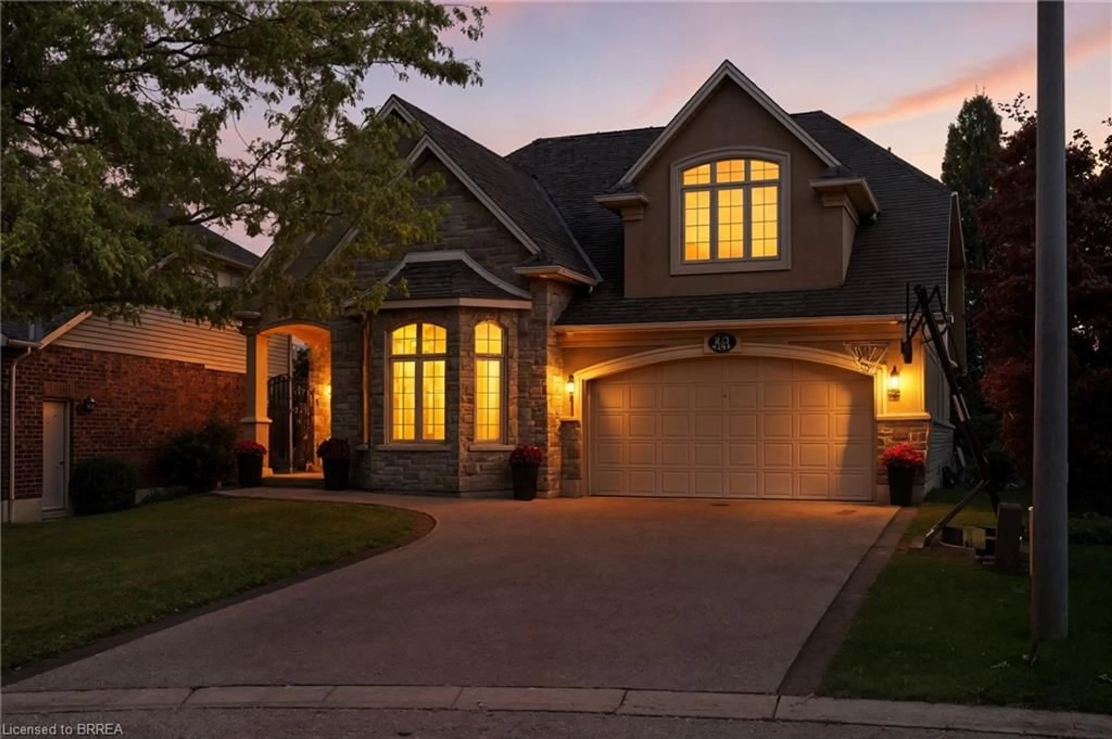 Home with brick exterior material, street for 20 Zavarella Crt, Paris Ontario N3L 4H3