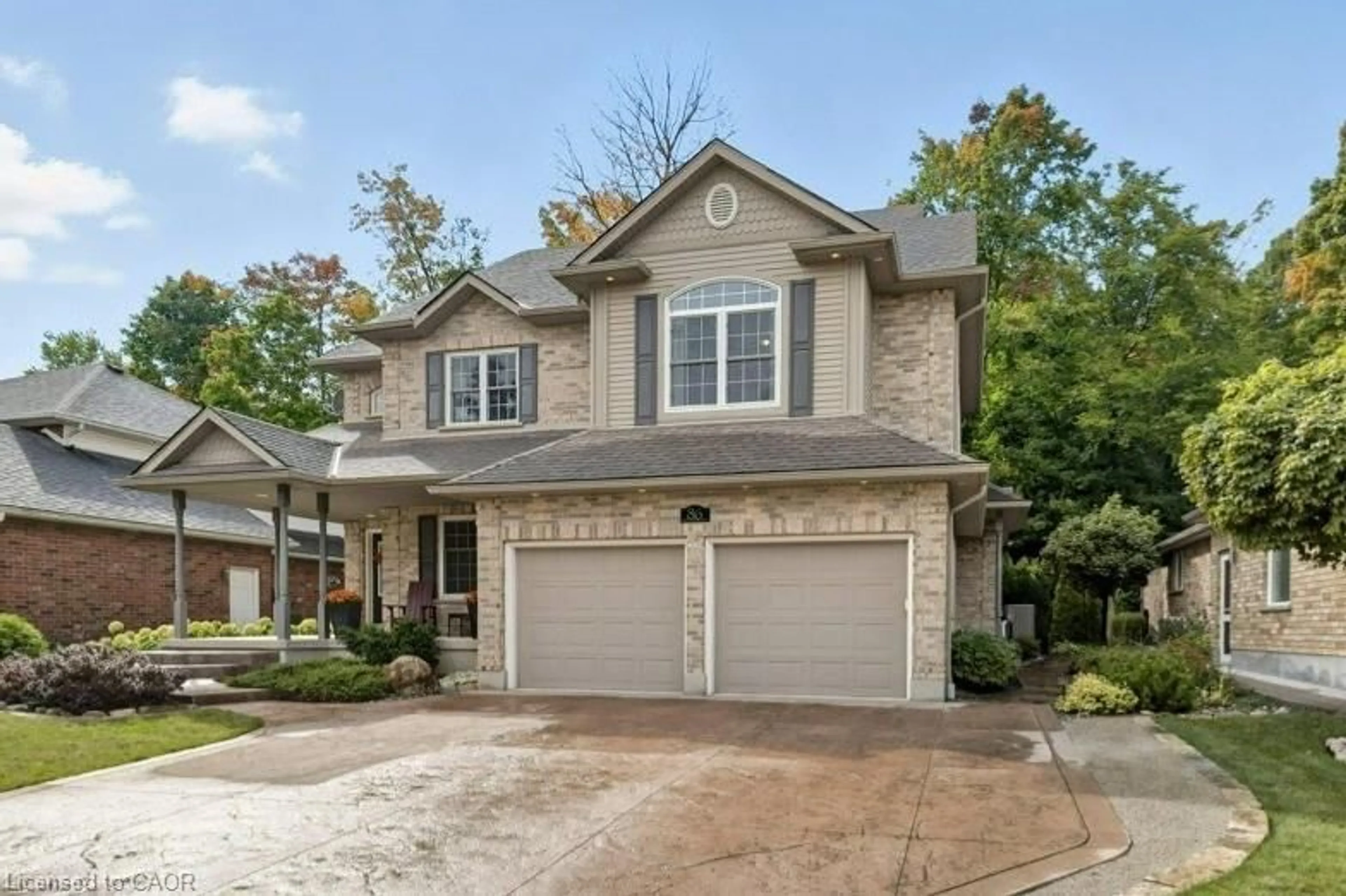 Home with brick exterior material, street for 86 Laschinger Blvd, New Hamburg Ontario N3A 2G7