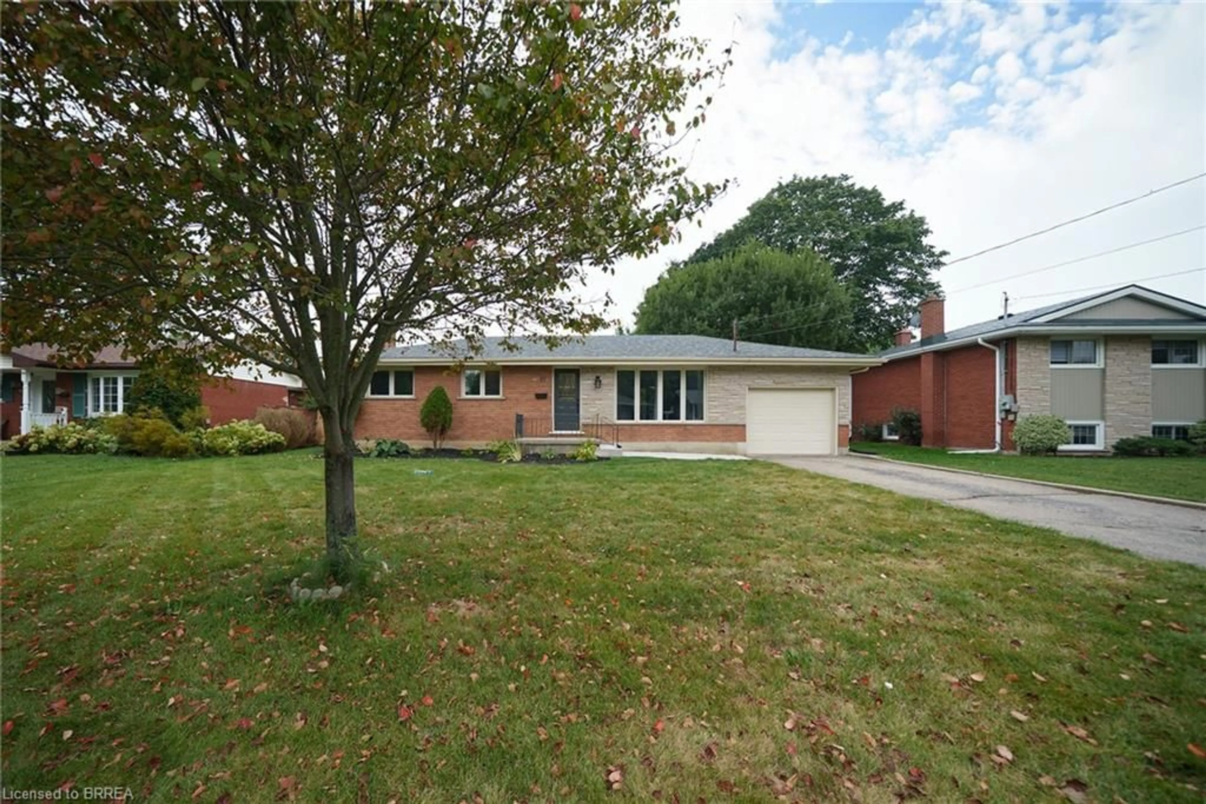 Home with brick exterior material, street for 91 Varadi Ave, Brantford Ontario N3R 3N4