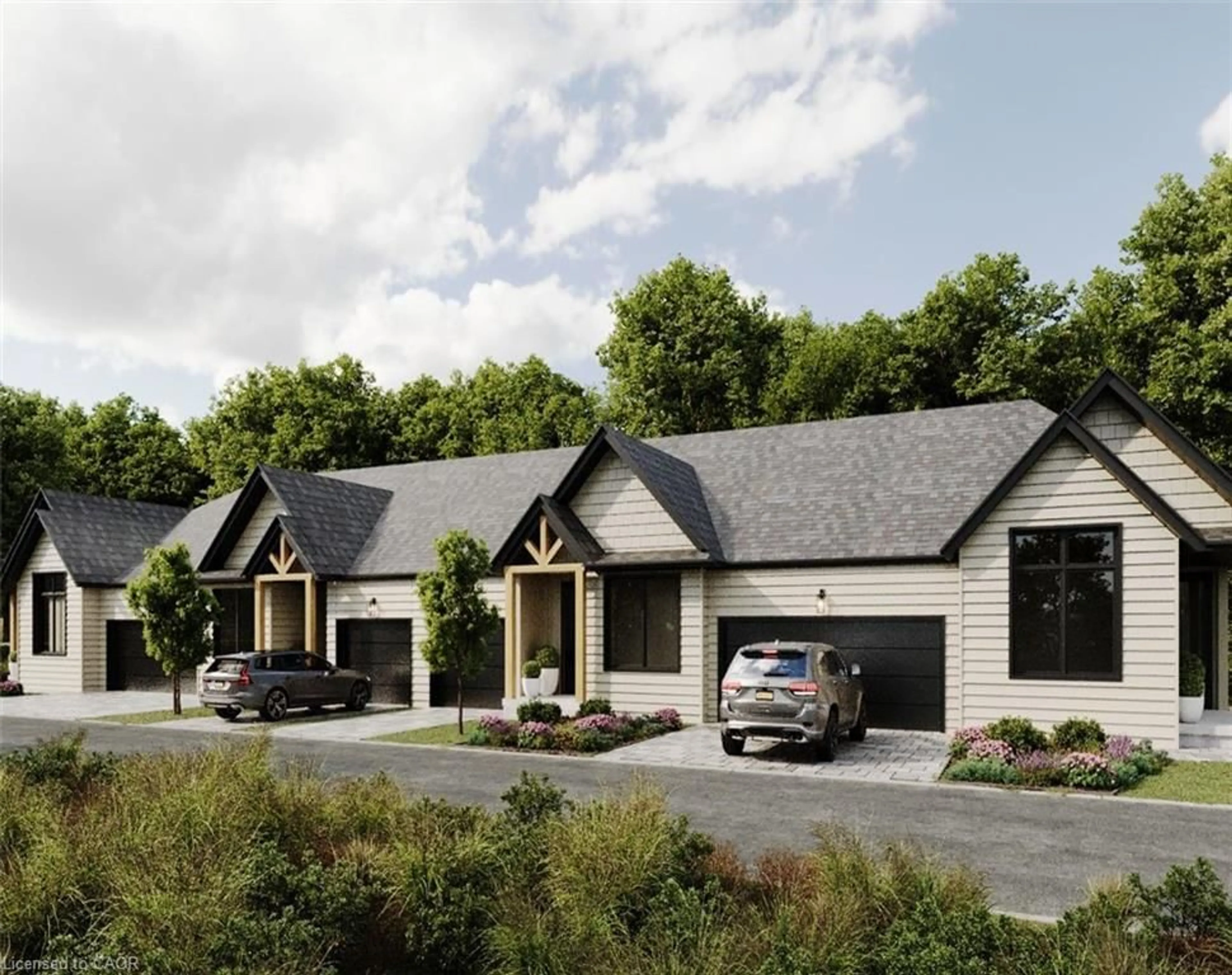 Home with vinyl exterior material, street for 54 St Andrews Cir #1, Huntsville Ontario P1H 1B1