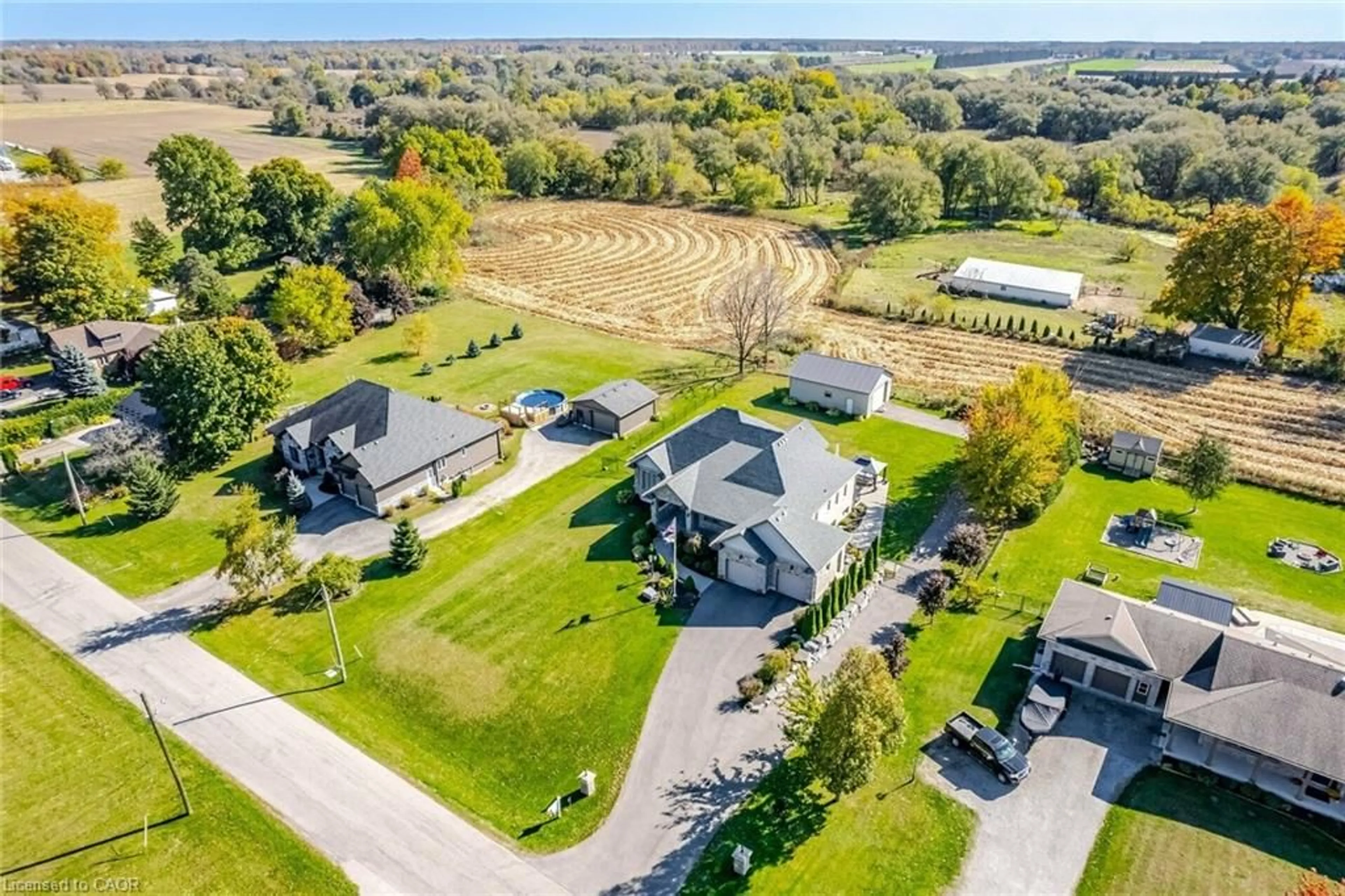 A pic from outside/outdoor area/front of a property/back of a property/a pic from drone, unknown for 339 Sixth Concession Rd, Cathcart Ontario N0E 1B0