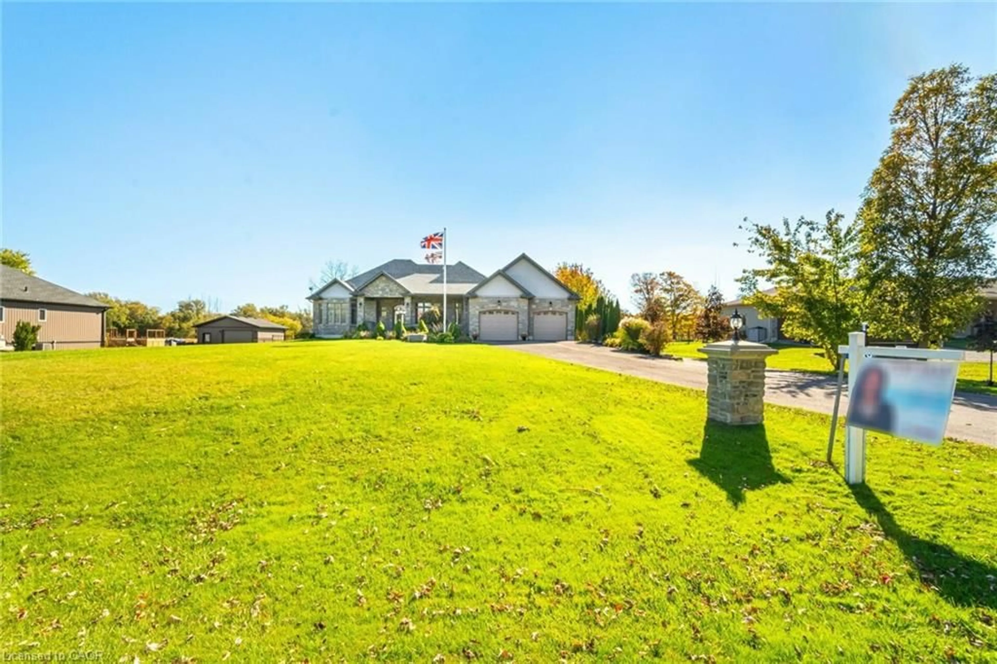 A pic from outside/outdoor area/front of a property/back of a property/a pic from drone, water/lake/river/ocean view for 339 Sixth Concession Rd, Cathcart Ontario N0E 1B0