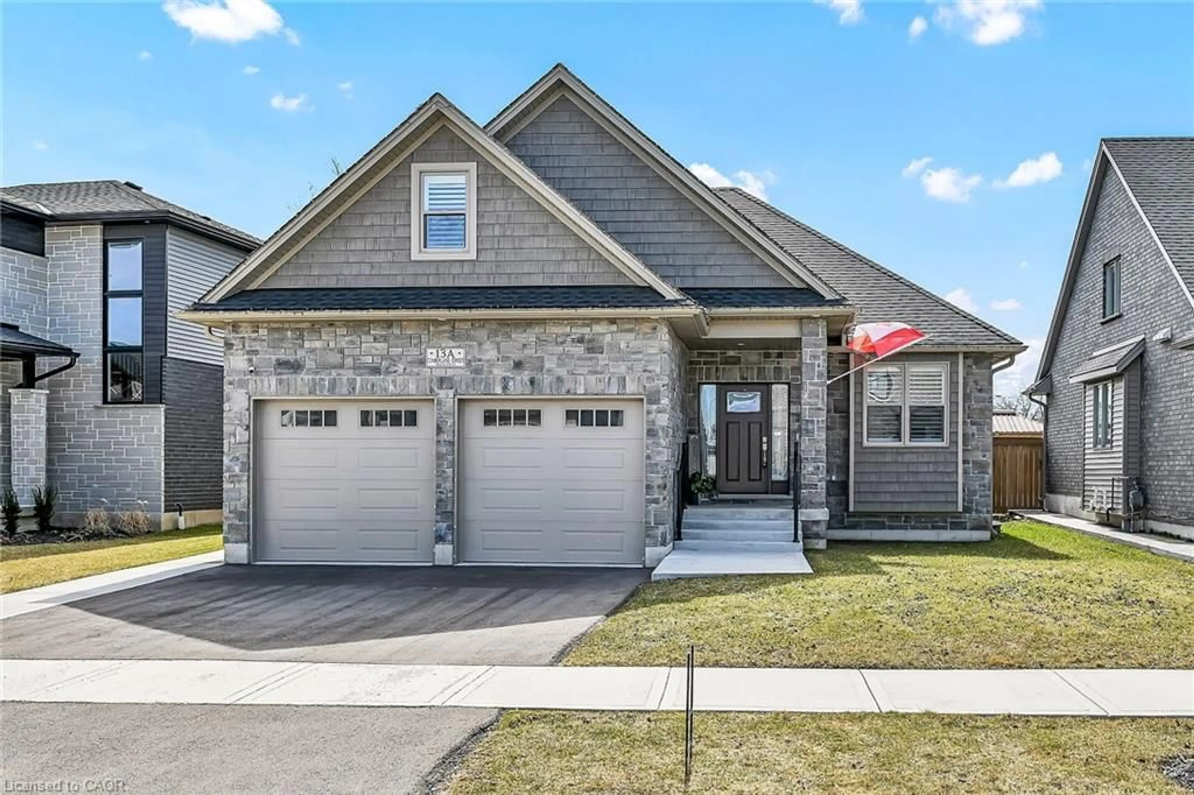 Home with brick exterior material, street for 13A Cumberland St, Brantford Ontario N3S 7J6