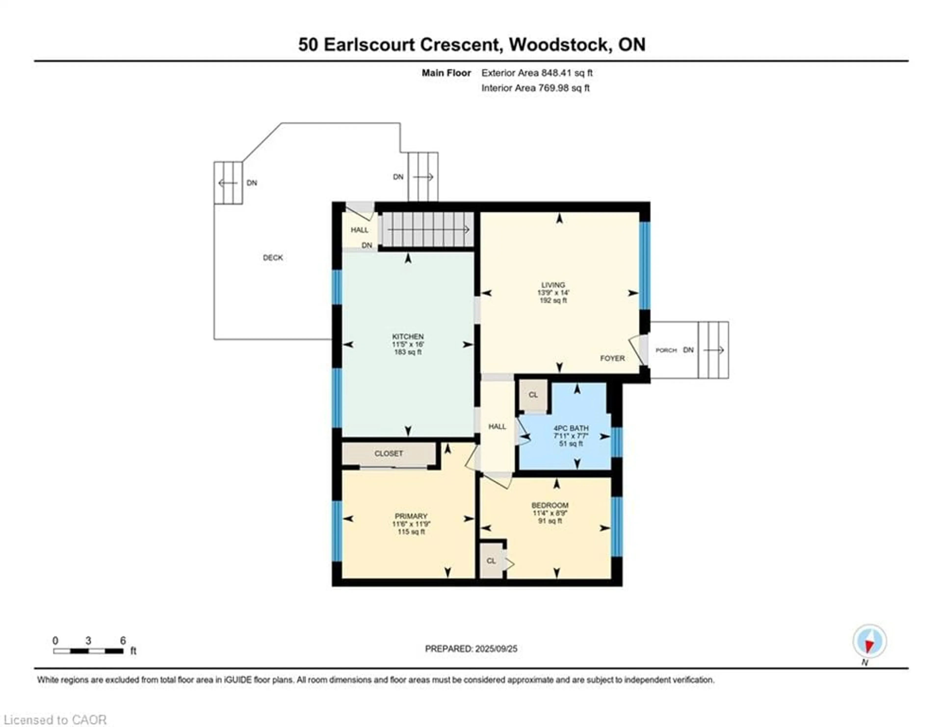 Floor plan for 50 Earlscourt Cres, Woodstock Ontario N4S 5H3
