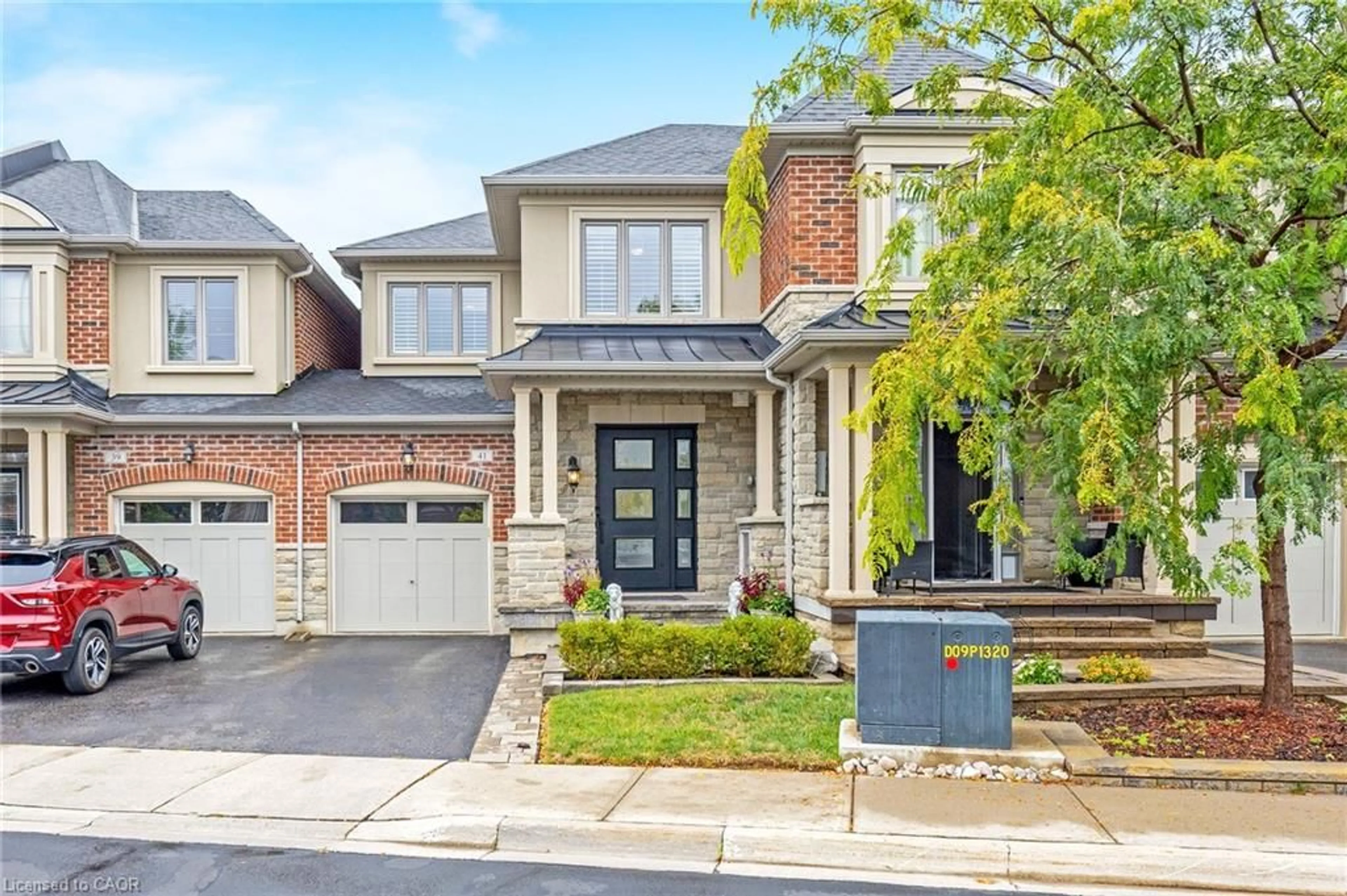 Home with brick exterior material, street for 41 Diamond Leaf Lane, Georgetown Ontario L7G 0G7