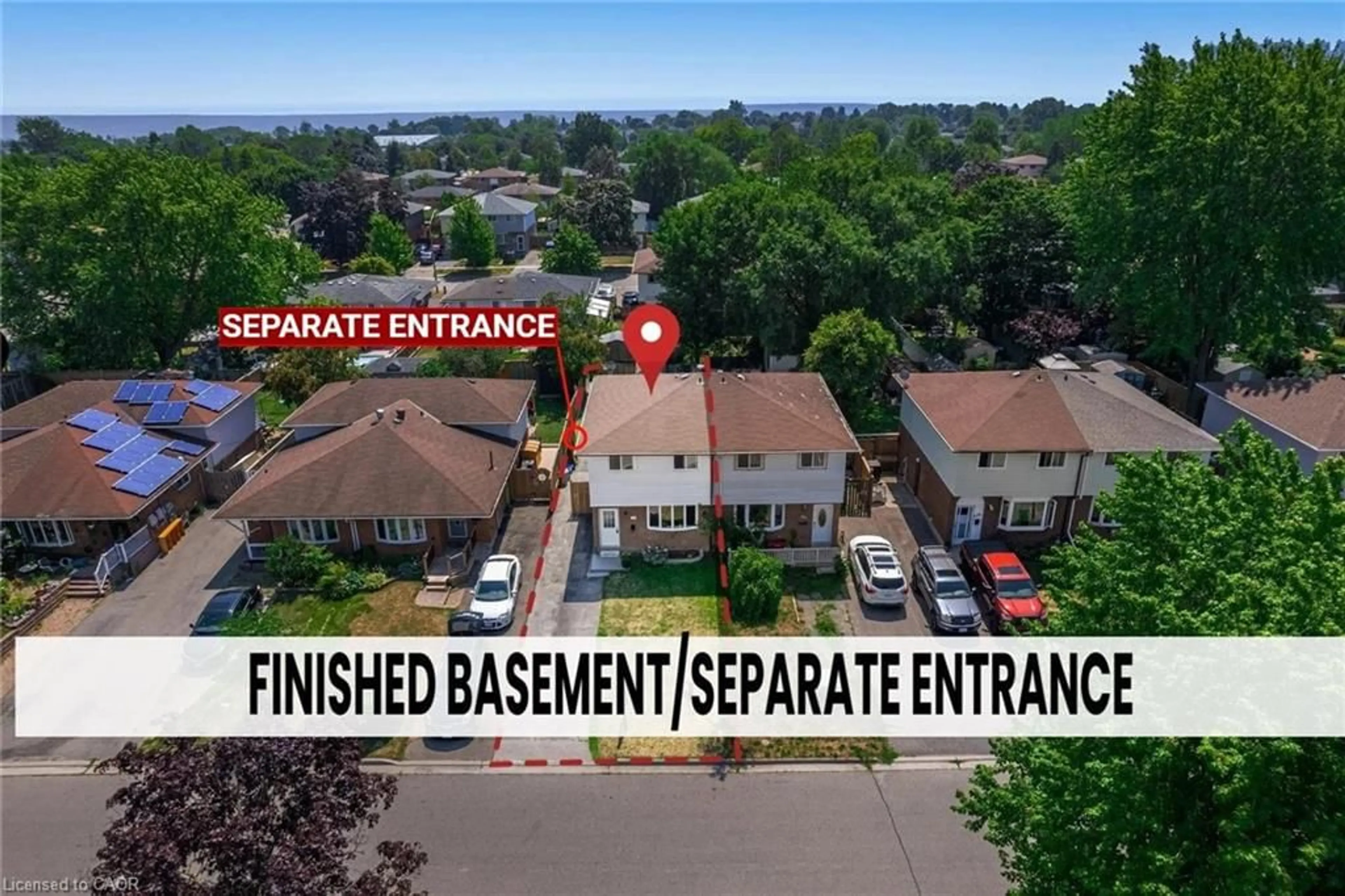 A pic from outside/outdoor area/front of a property/back of a property/a pic from drone, street for 244 Kinmount Cres, Oshawa Ontario L1J 3T7