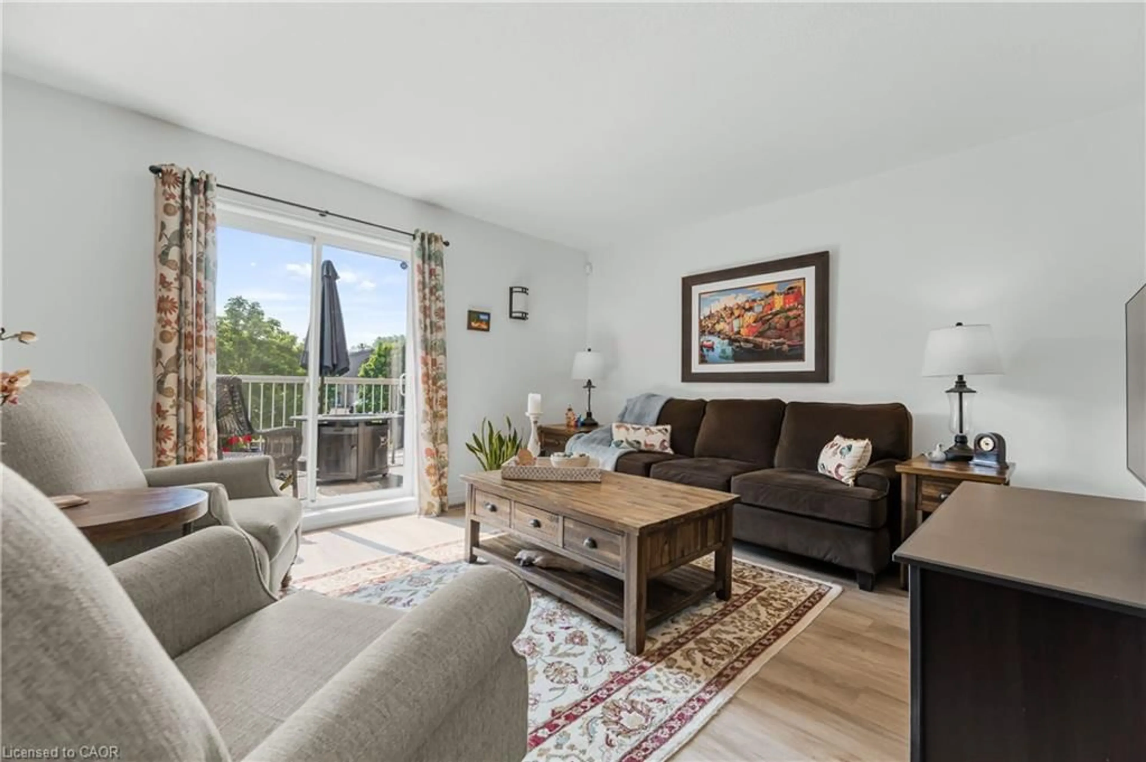 Living room with furniture, unknown for 301 Carlow Rd #18, Port Stanley Ontario N5L 1B7