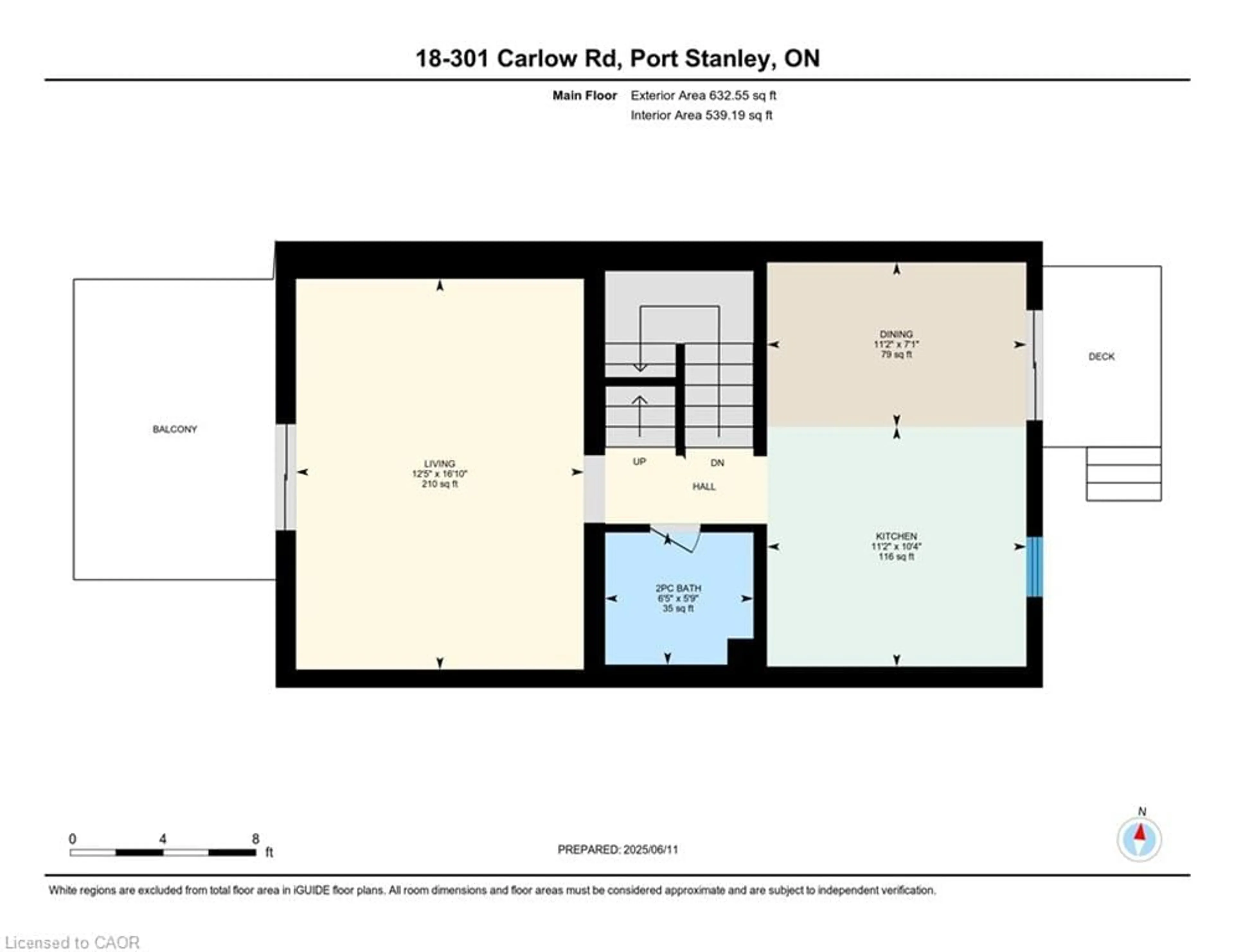 Floor plan for 301 Carlow Rd #18, Port Stanley Ontario N5L 1B7