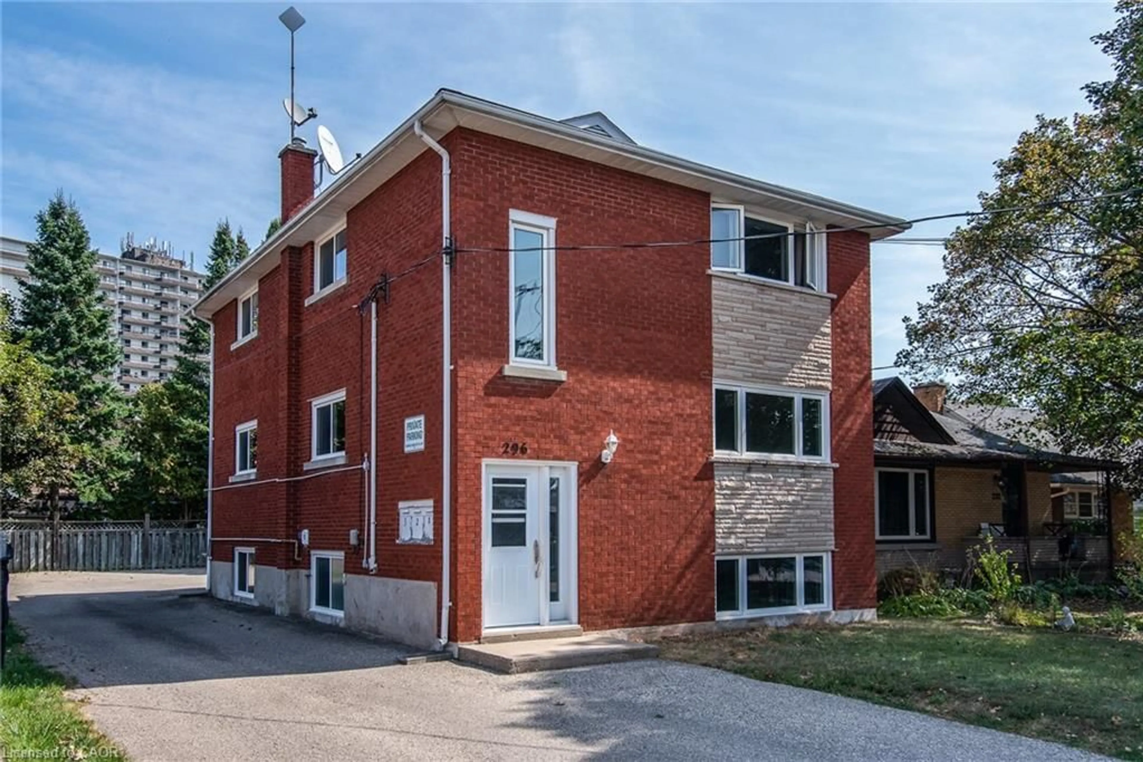 Home with brick exterior material, street for 296 Ahrens St, Kitchener Ontario N2H 4E4