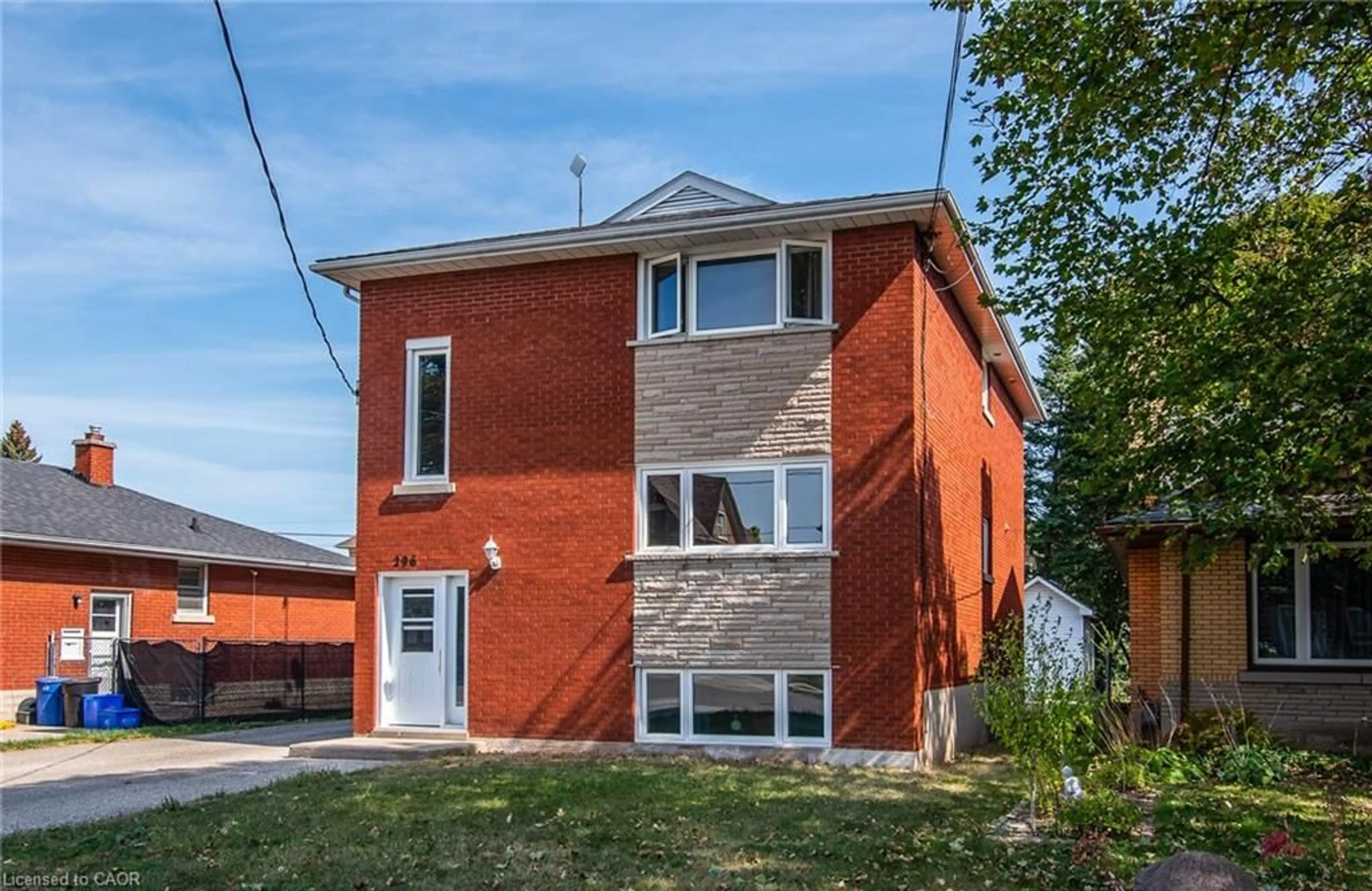 Home with brick exterior material, street for 296 Ahrens St, Kitchener Ontario N2H 4E4