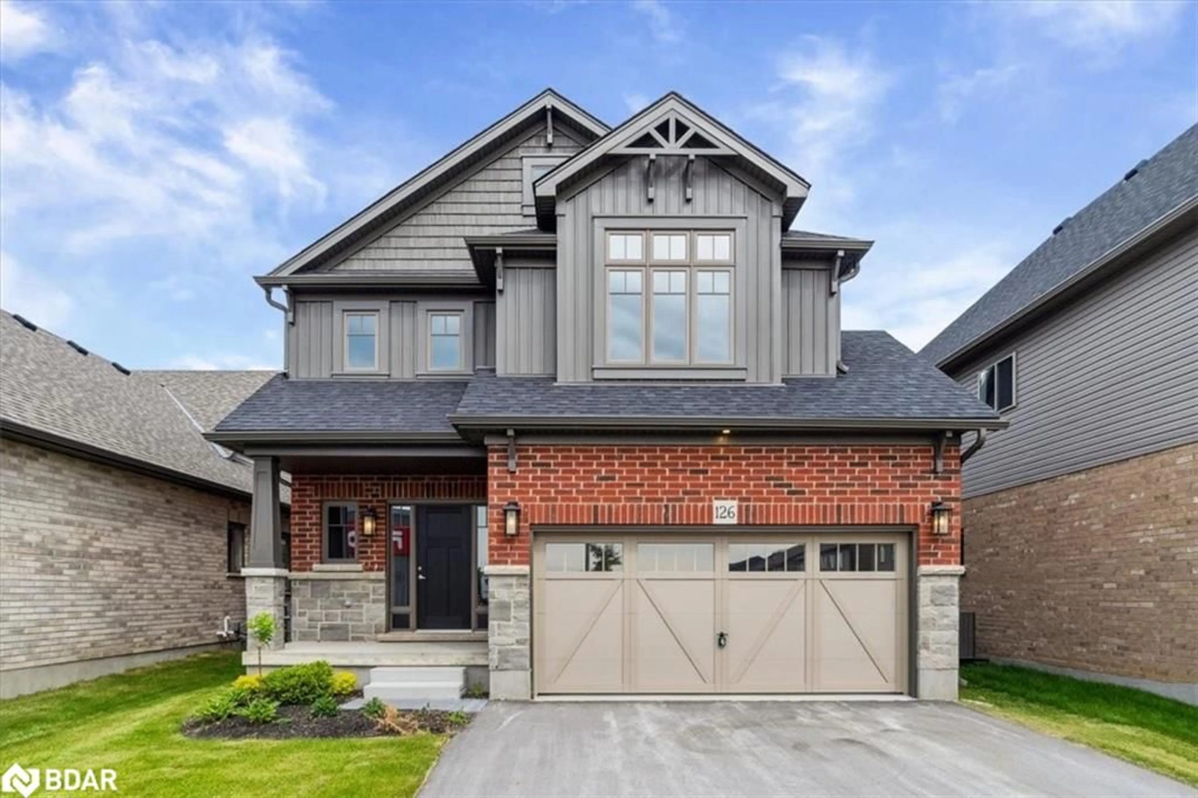 Home with brick exterior material, street for 126 Devonleigh Gate, Grey Highlands Ontario N0C 1H0