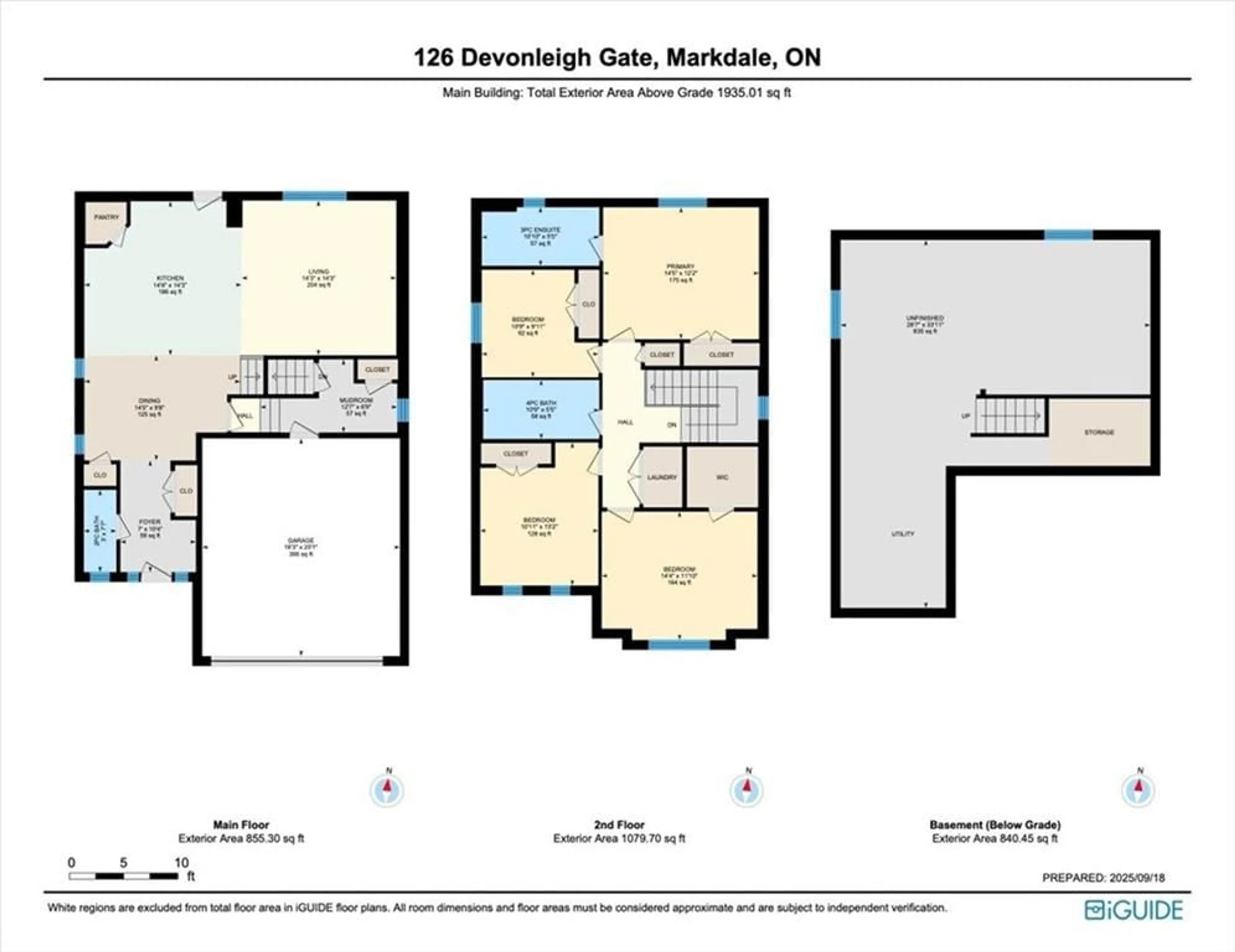 Floor plan for 126 Devonleigh Gate, Grey Highlands Ontario N0C 1H0